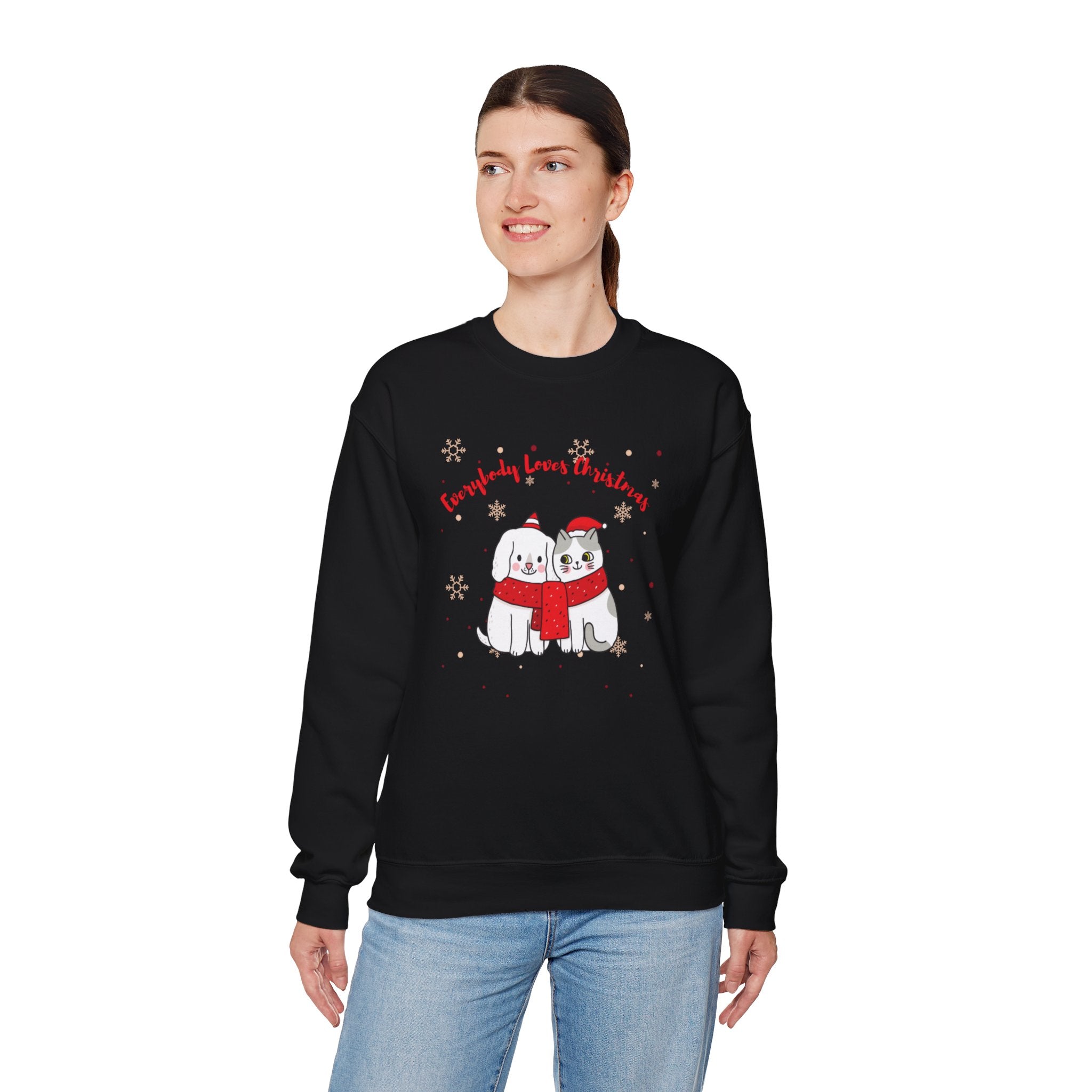 Everybody Loves Christmas Unisex Heavy Blend™ Crewneck Sweatshirt