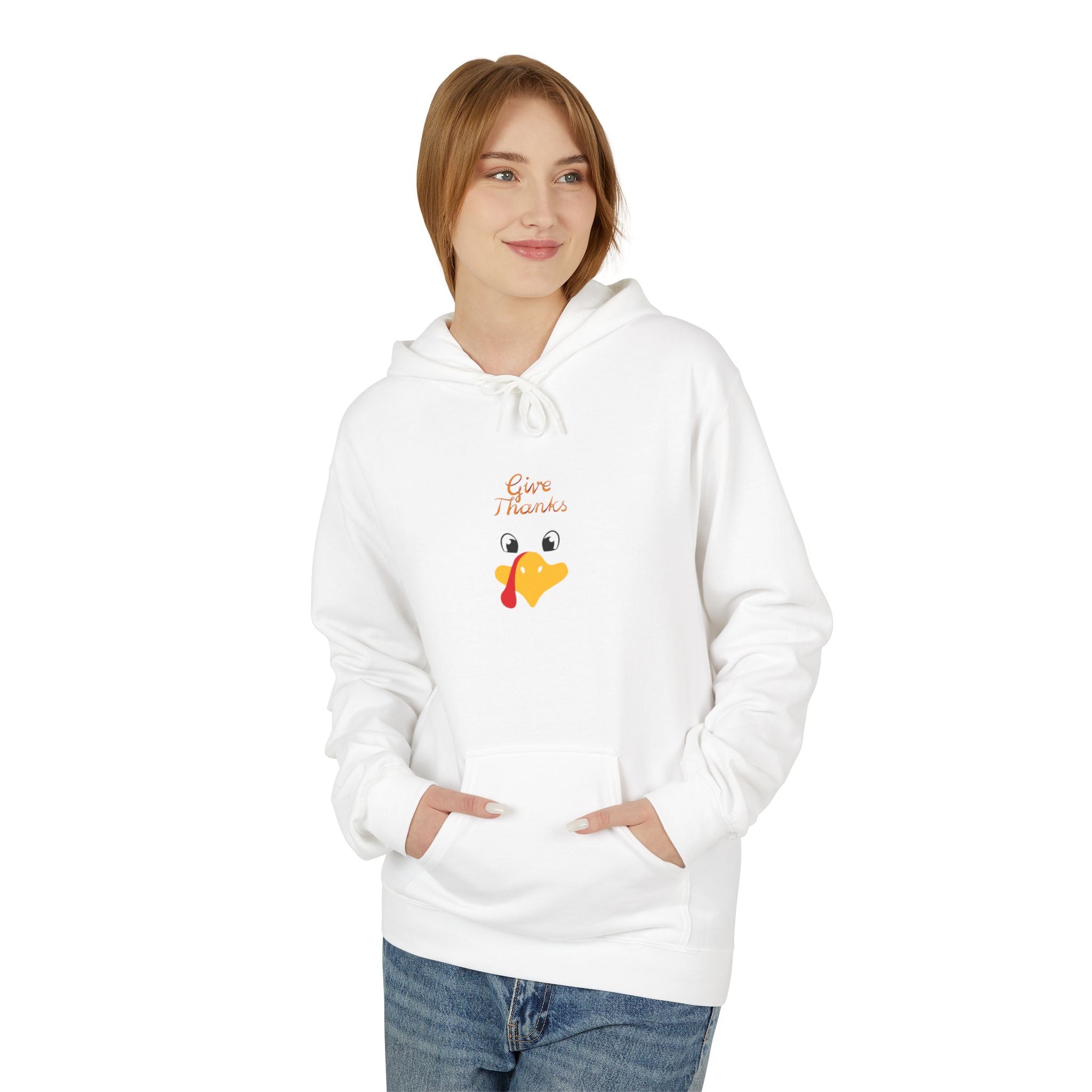 Give Thanks Unisex Midweight Softstyle Fleece Hoodie