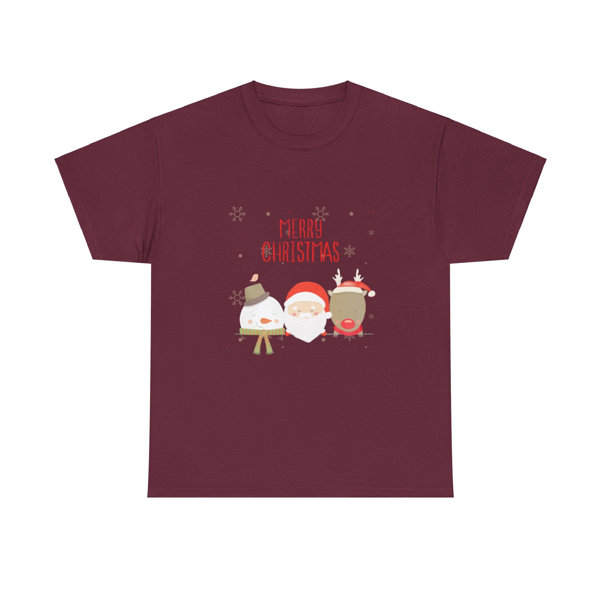 Merry Xmas Crew Unisex Heavy Cotton Tee