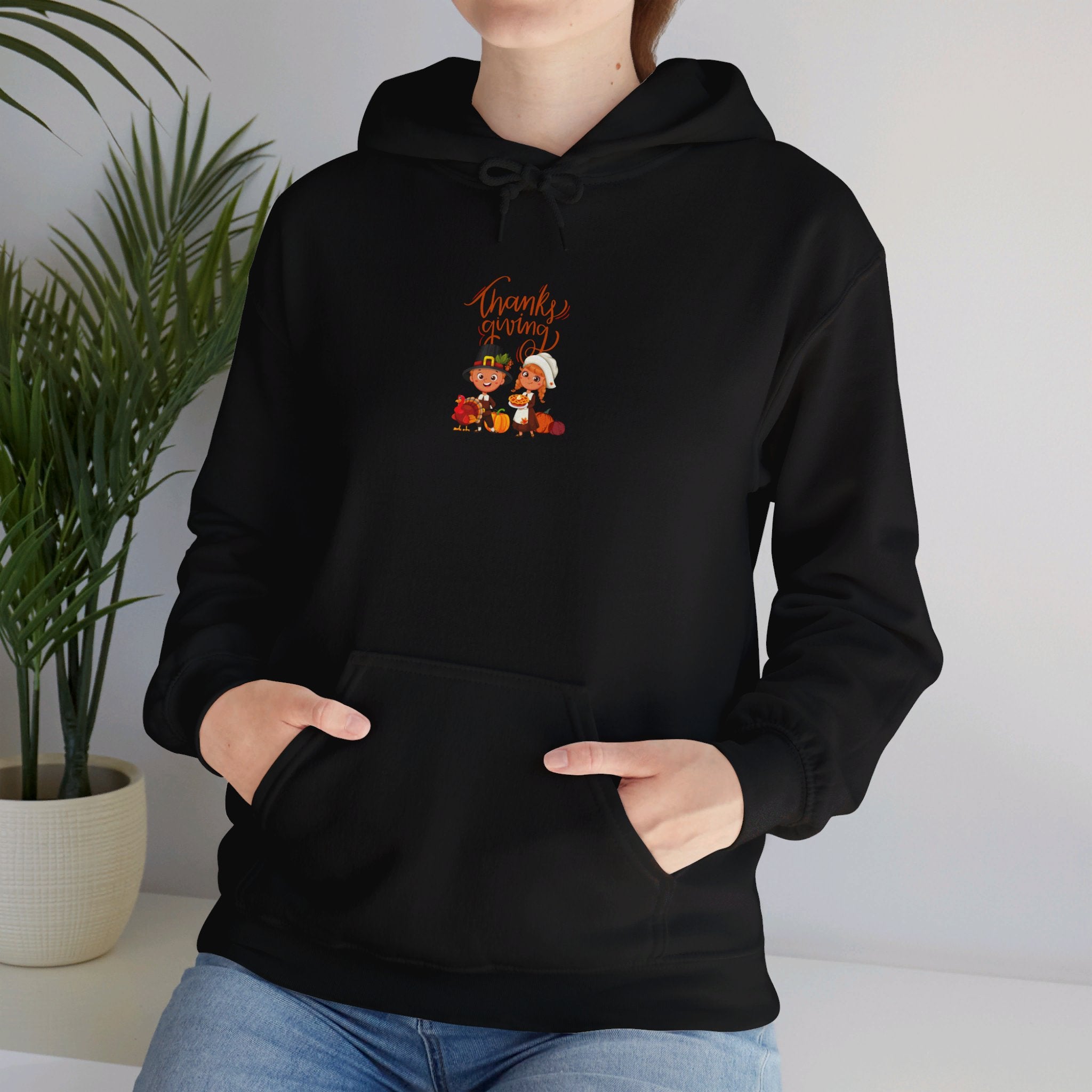 Happy Thanksgiving Unisex Heavy Blend™ Hooded Sweatshirt