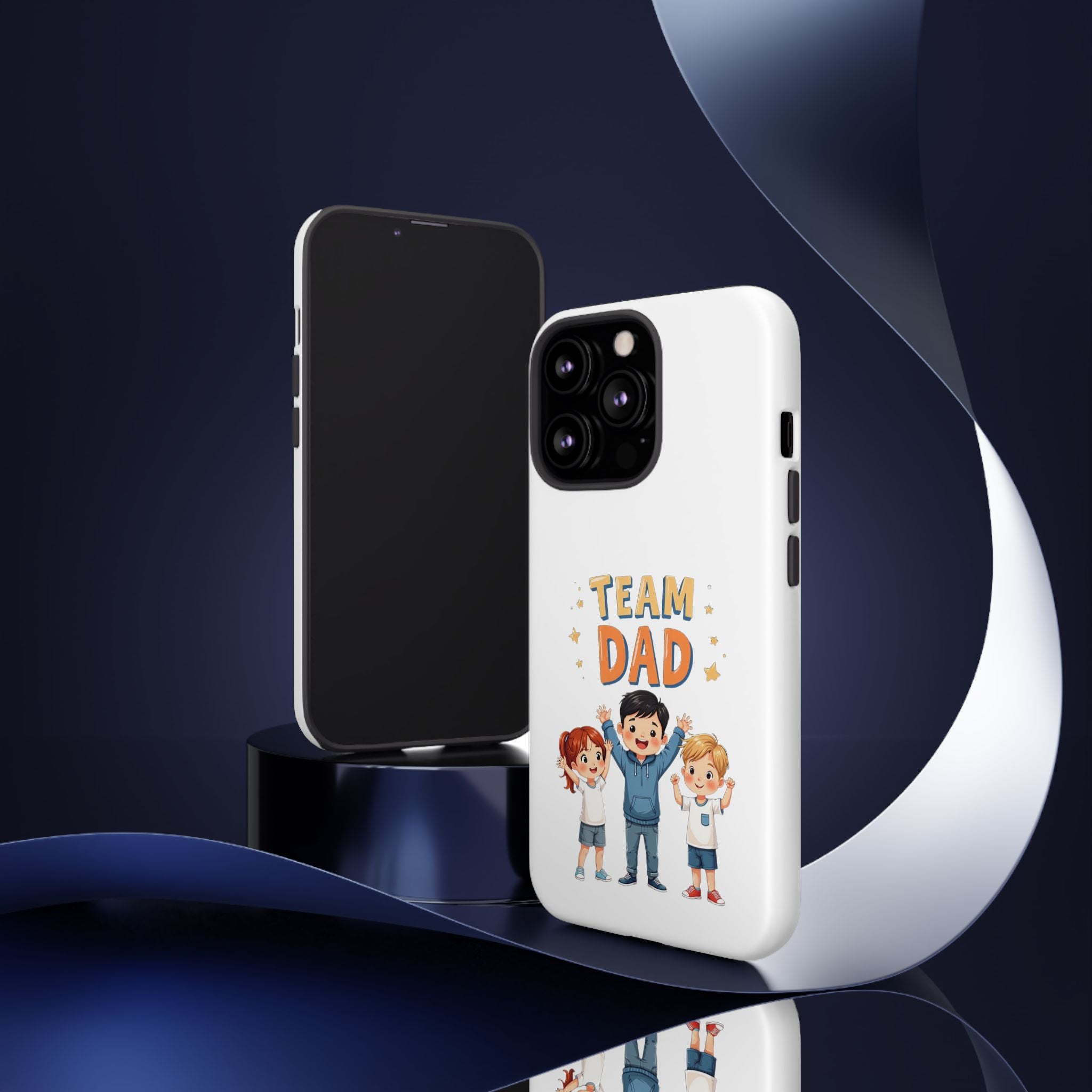 Team Dad Phone Case, Fun Gift for Fathers, Durable Phone Protector, Cute Dad Team Merchandise, Father's Day Special