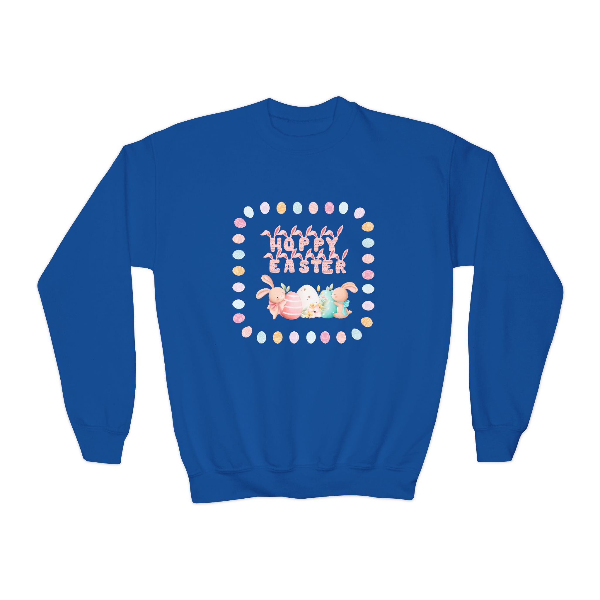 Hoppy Easter Youth Crewneck Sweatshirt