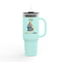 Father's Day King of the Castle Insulated Travel Mug