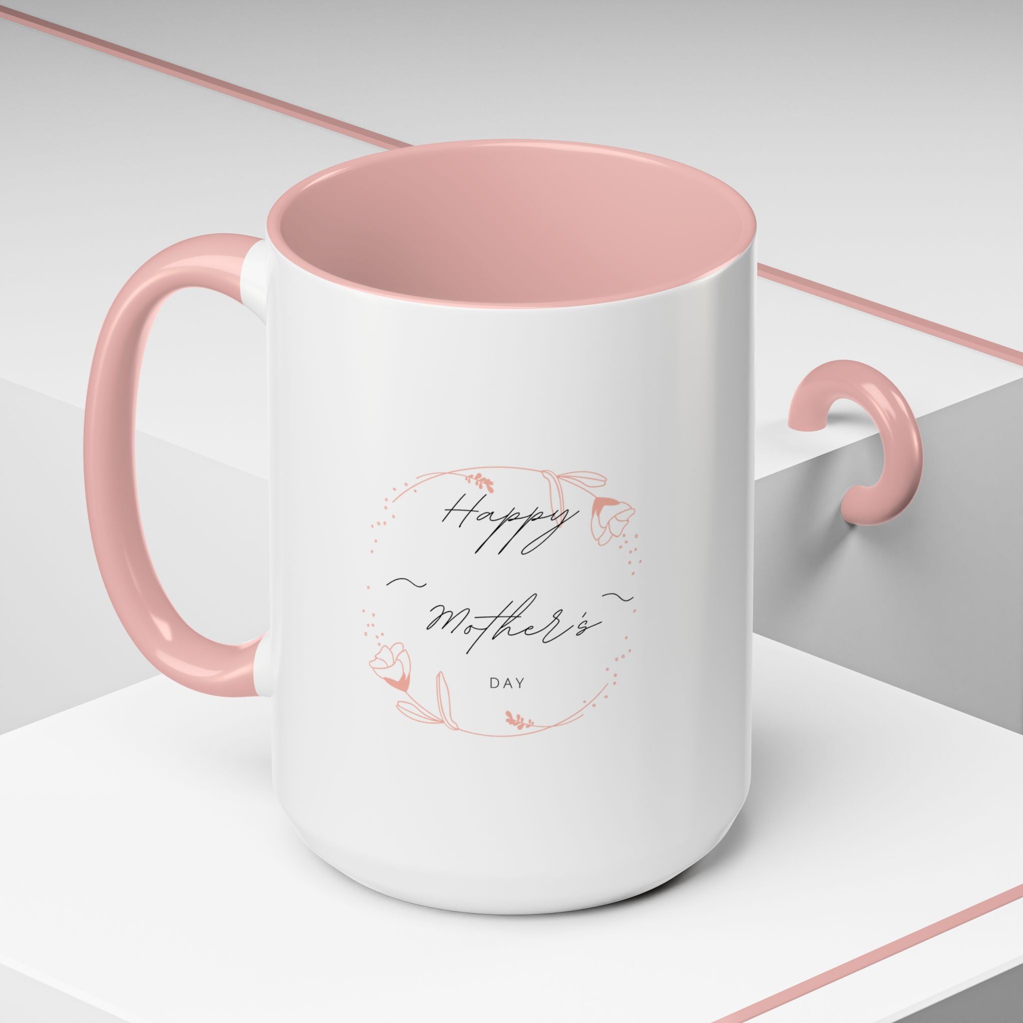 Happy Mom's Day Accent Coffee Mug  11oz & 15oz