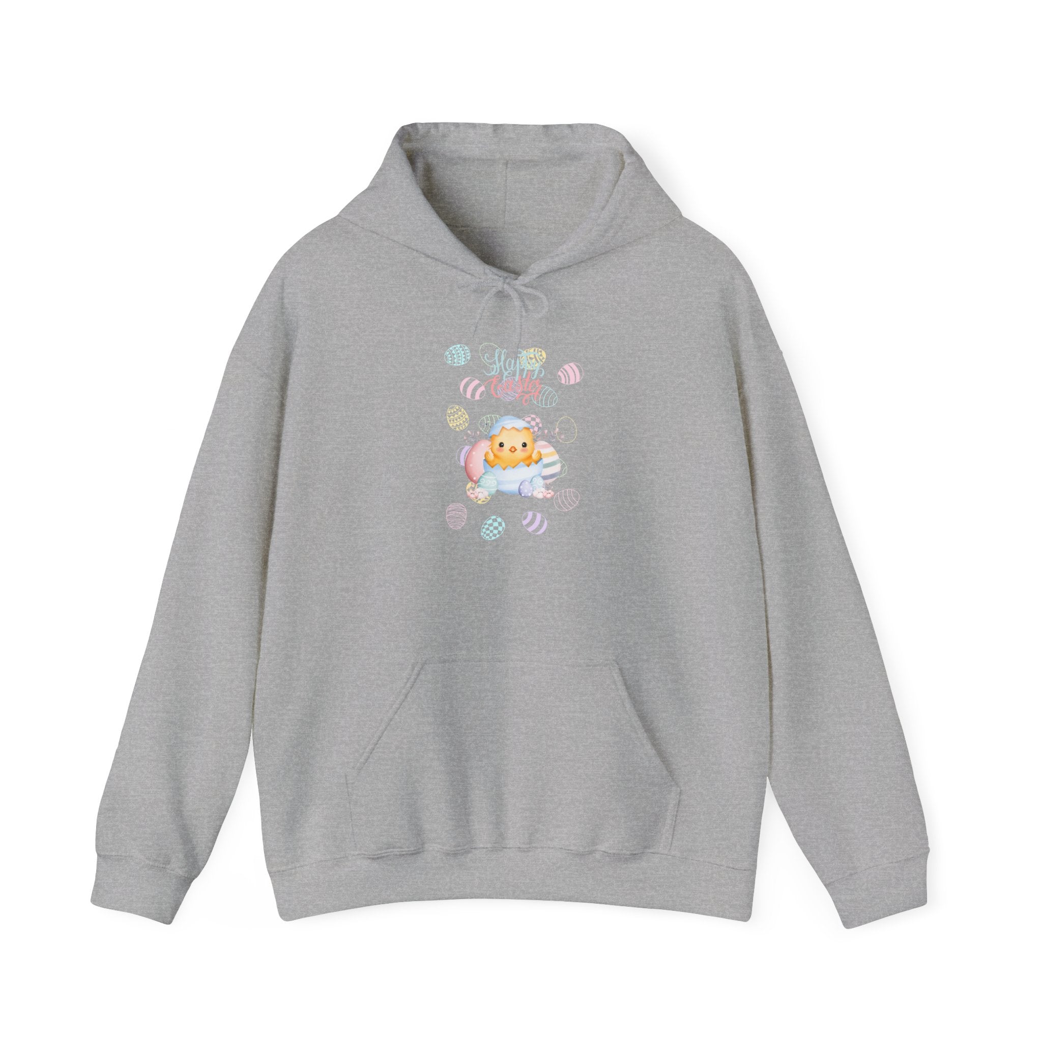 Chick Happy Easter Hooded Sweatshirt