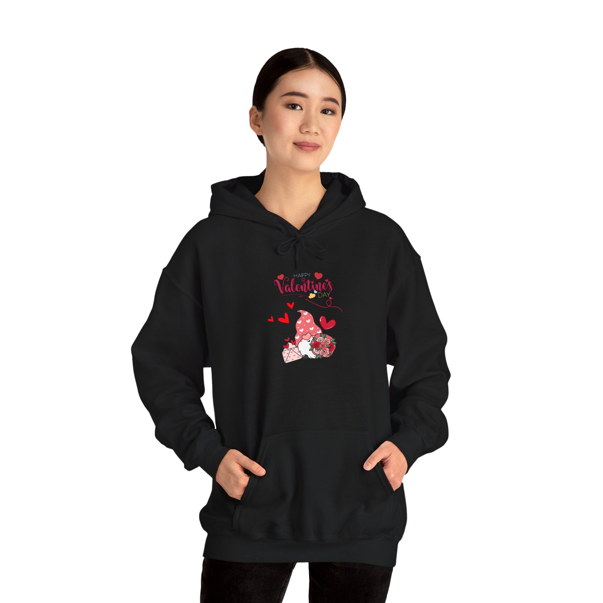 Gnome Valentine's Day Unisex Heavy Blend™ Hooded Sweatshirt
