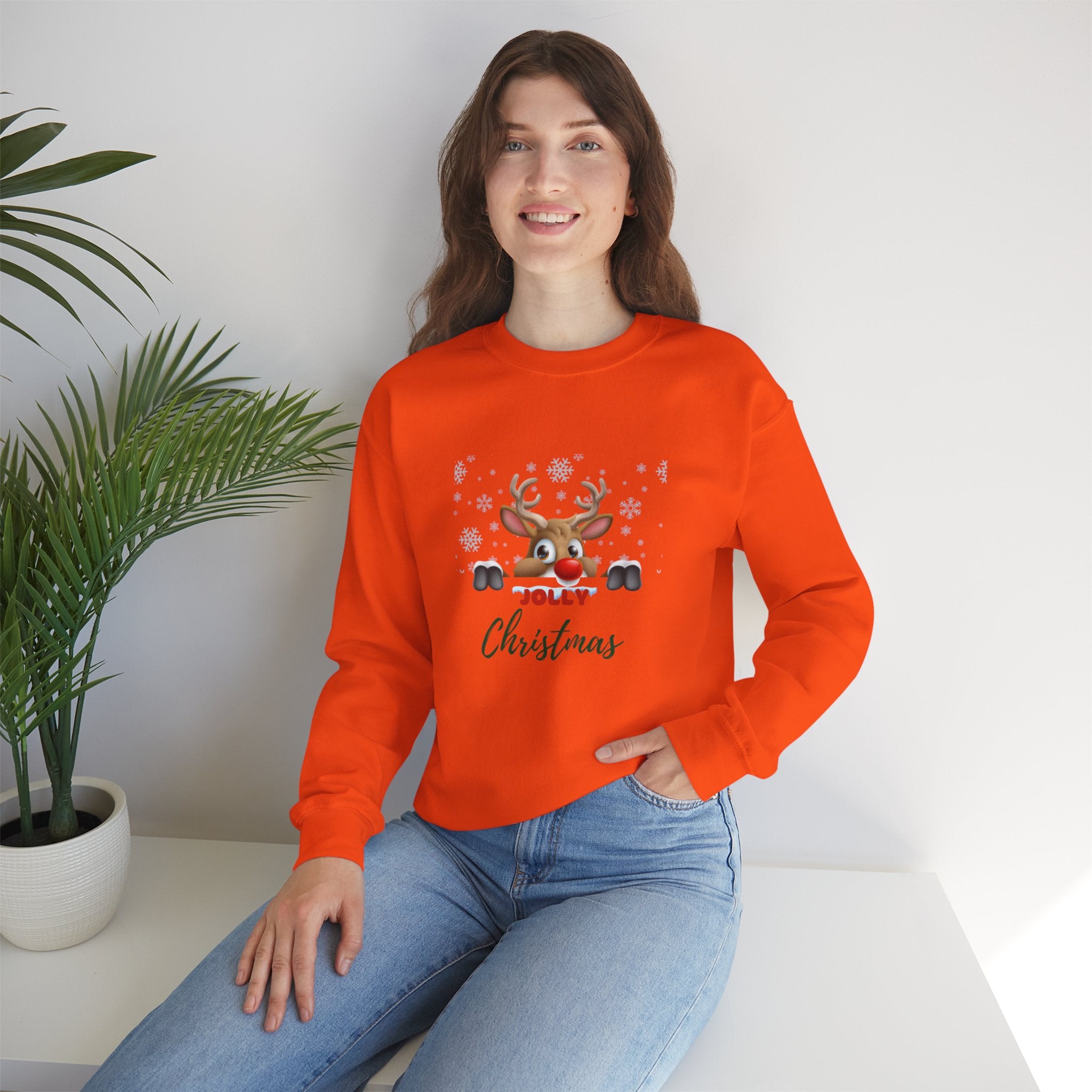 Jolly Christmas Unisex Heavy Blend™ Crewneck Sweatshirt