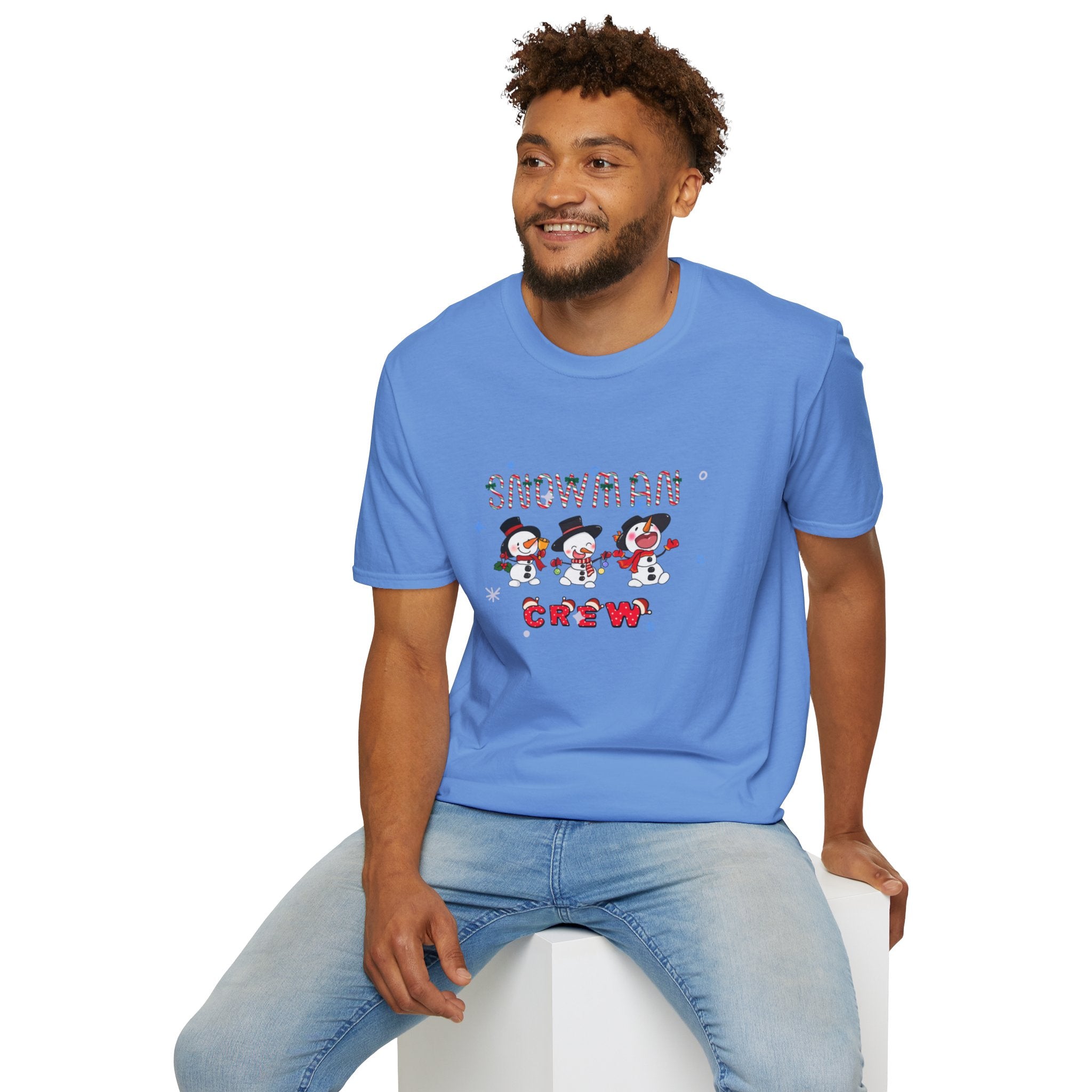 Snowman Crew Unisex Softstyle T-Shirt