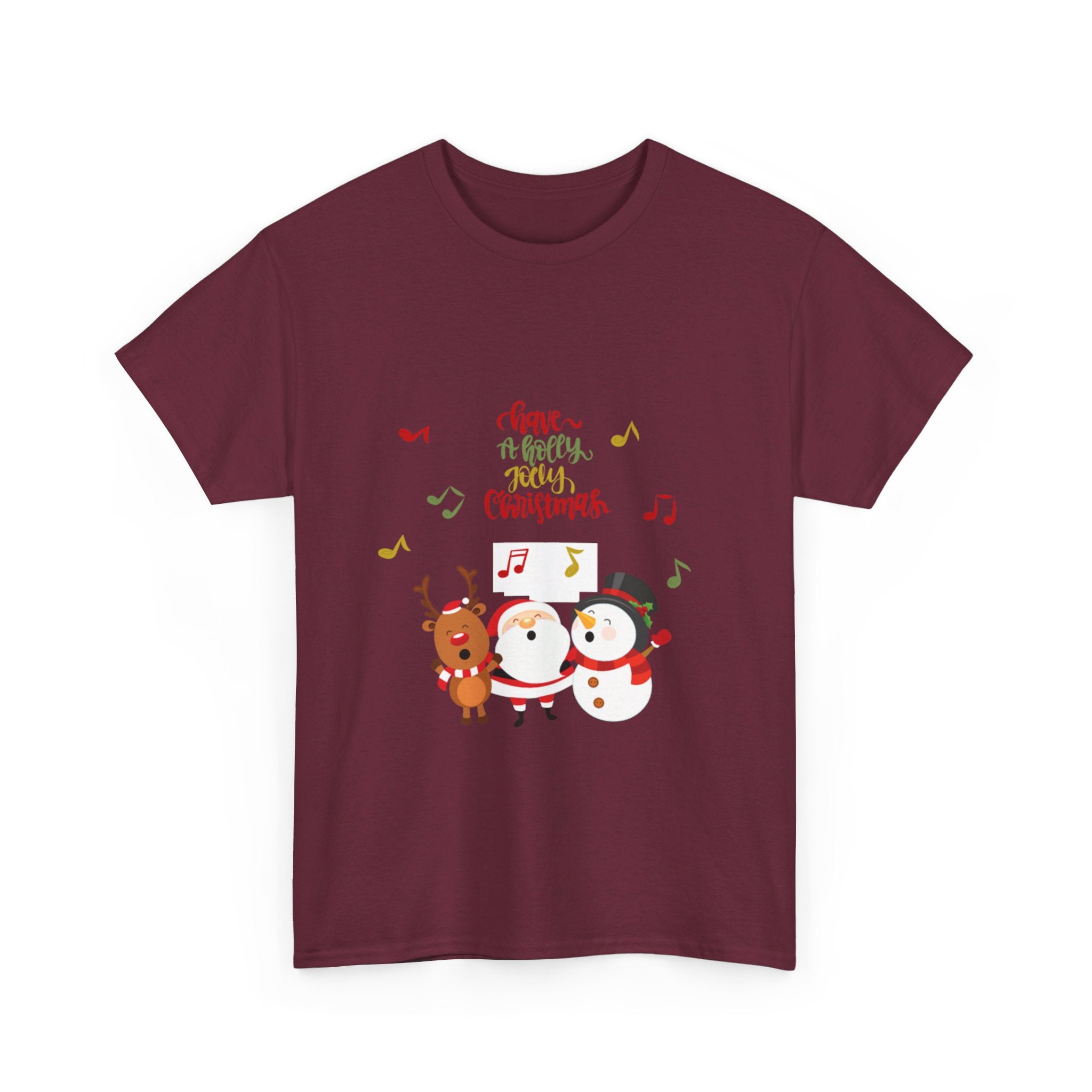 Have A Holly Jolly Christmas Unisex Heavy Cotton Tee
