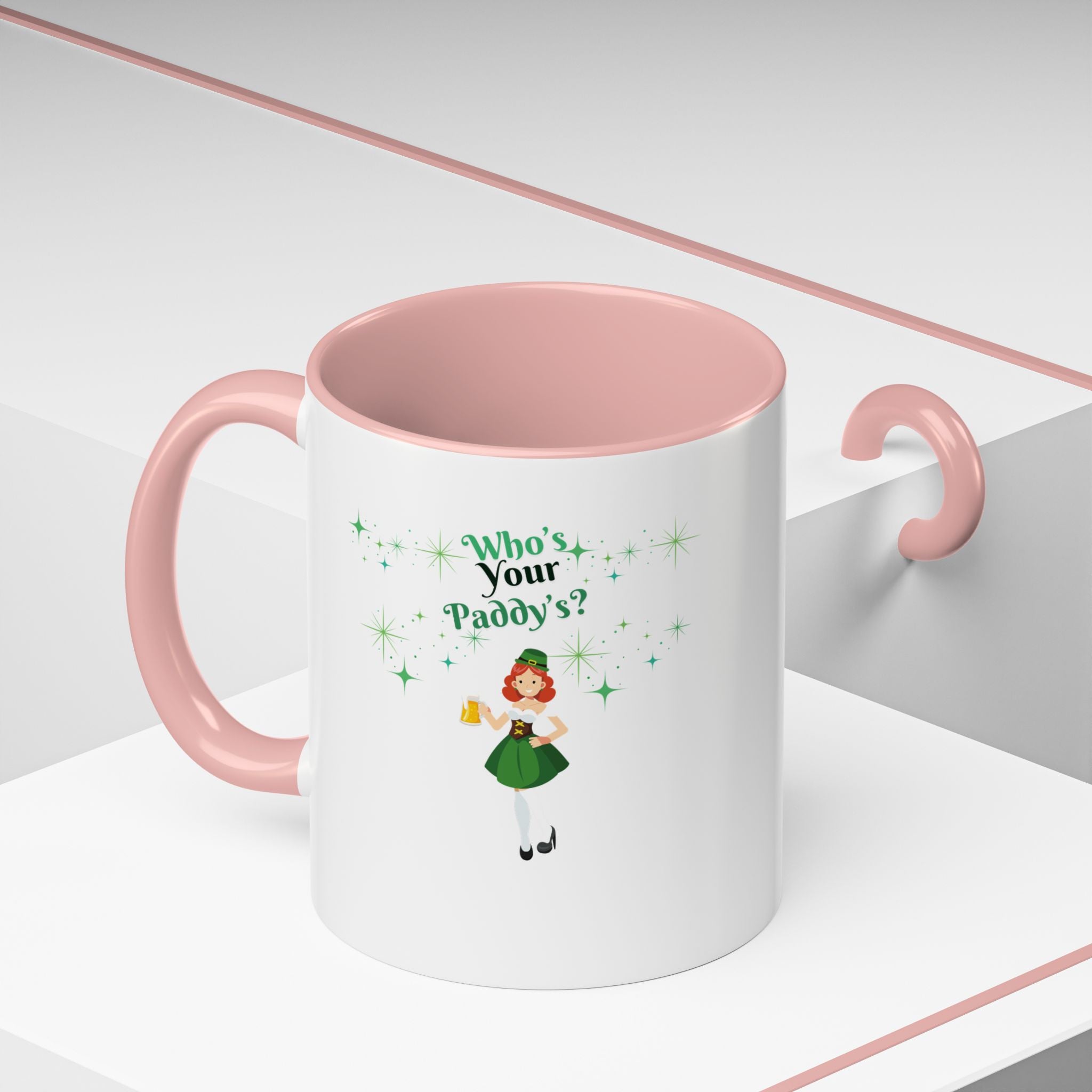 Who's Your Paddy's? Accent Coffee Mug