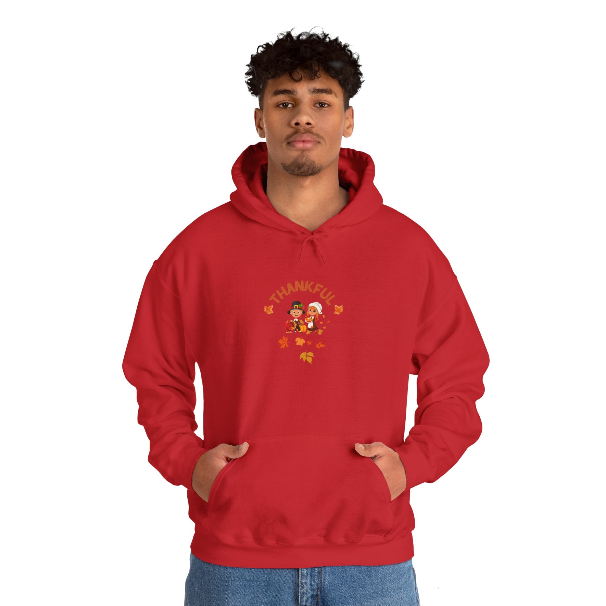 Pilgrims Turkey Day Unisex Heavy Blend™ Hooded Sweatshirt