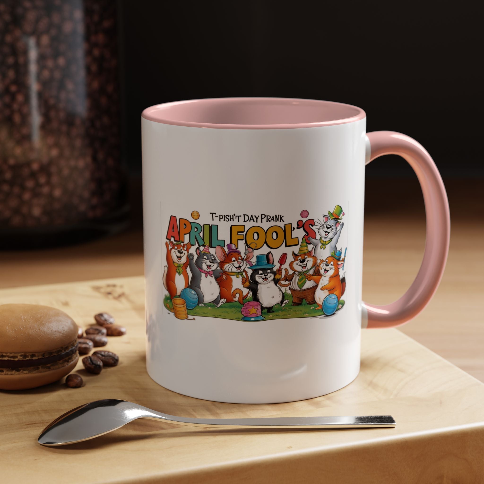T-Pish'-T Day Prank Accent Coffee Mug