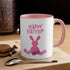 Happy Bunny Day Accent Coffee Mug, 11oz