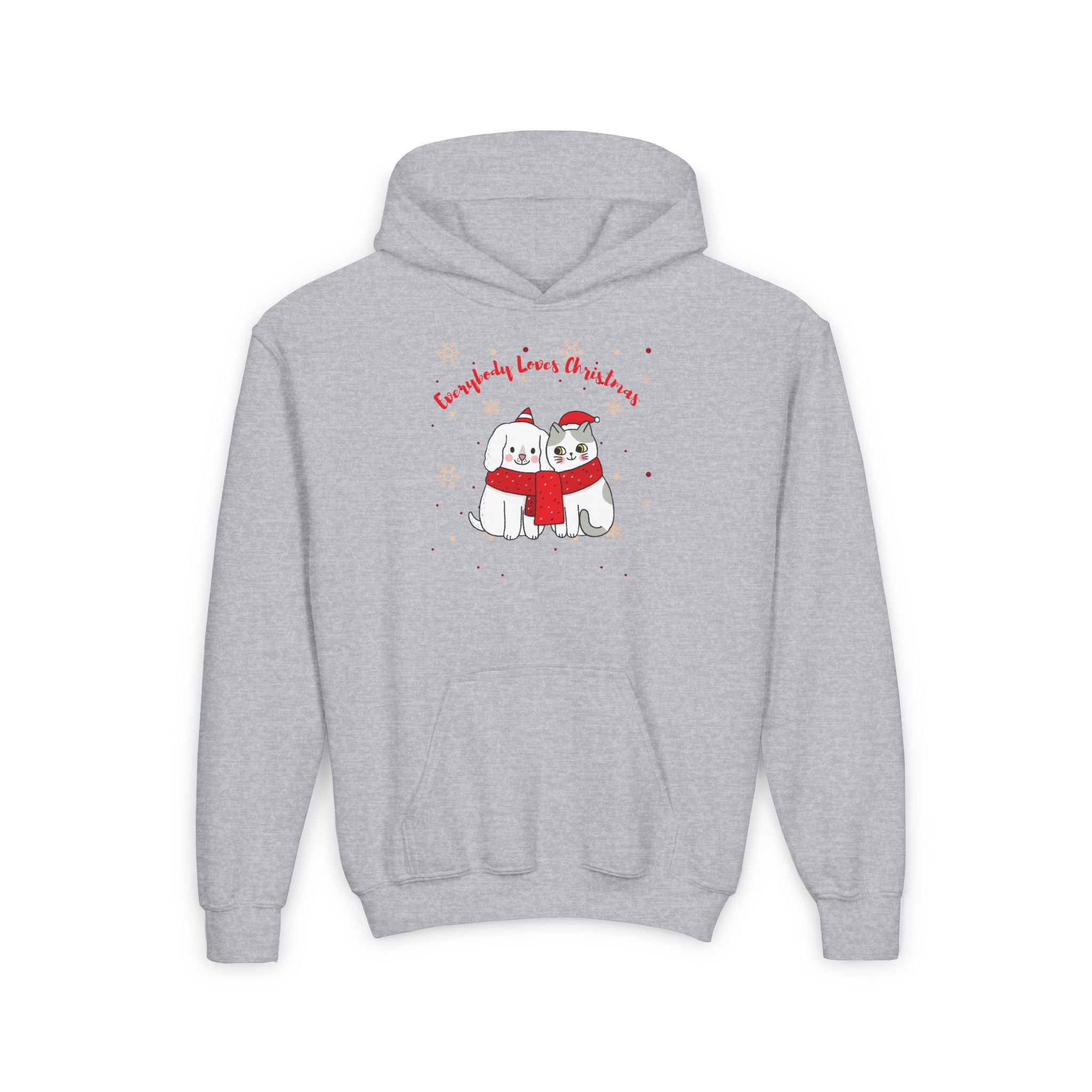 Everybody Loves Christmas Youth Heavy Blend Hooded Sweatshirt