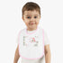 Happy Valentine's Day Lovers Baby Contrast Trim Jersey Bib
