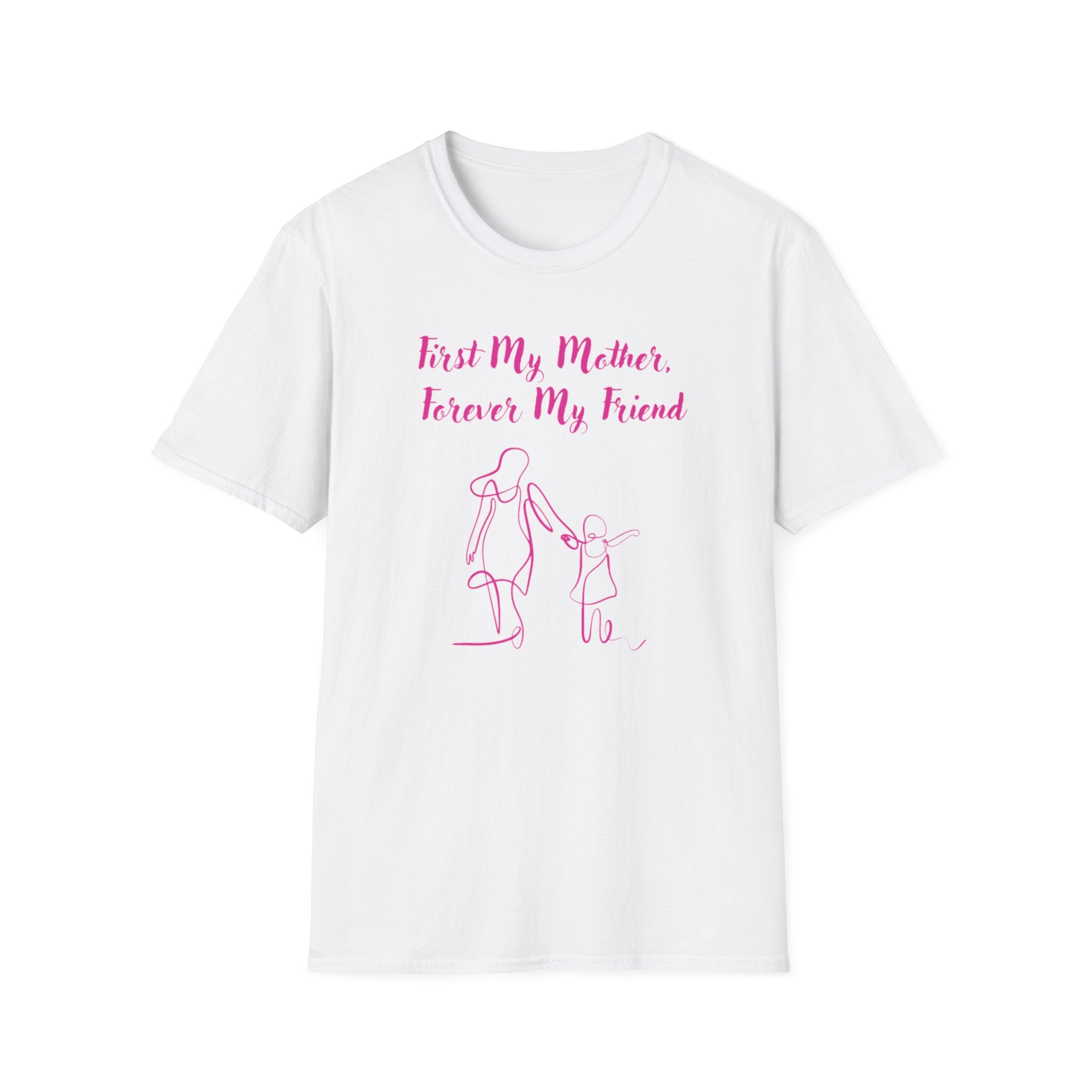 First My Mother Forever My Friend Unisex Softstyle T-Shirt