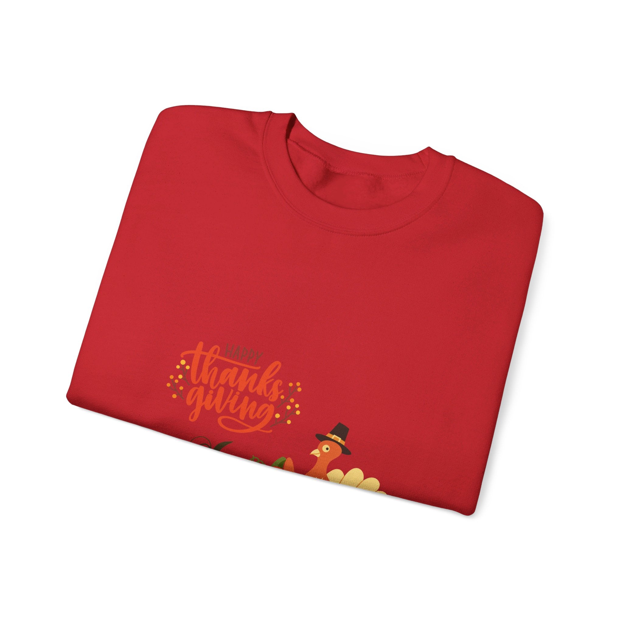Happy Thanksgiving Turkey Unisex Heavy Blend™ Crewneck Sweatshirt