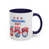 Happy Tribute Day Gnome Accent Coffee Mug (11, 15oz)