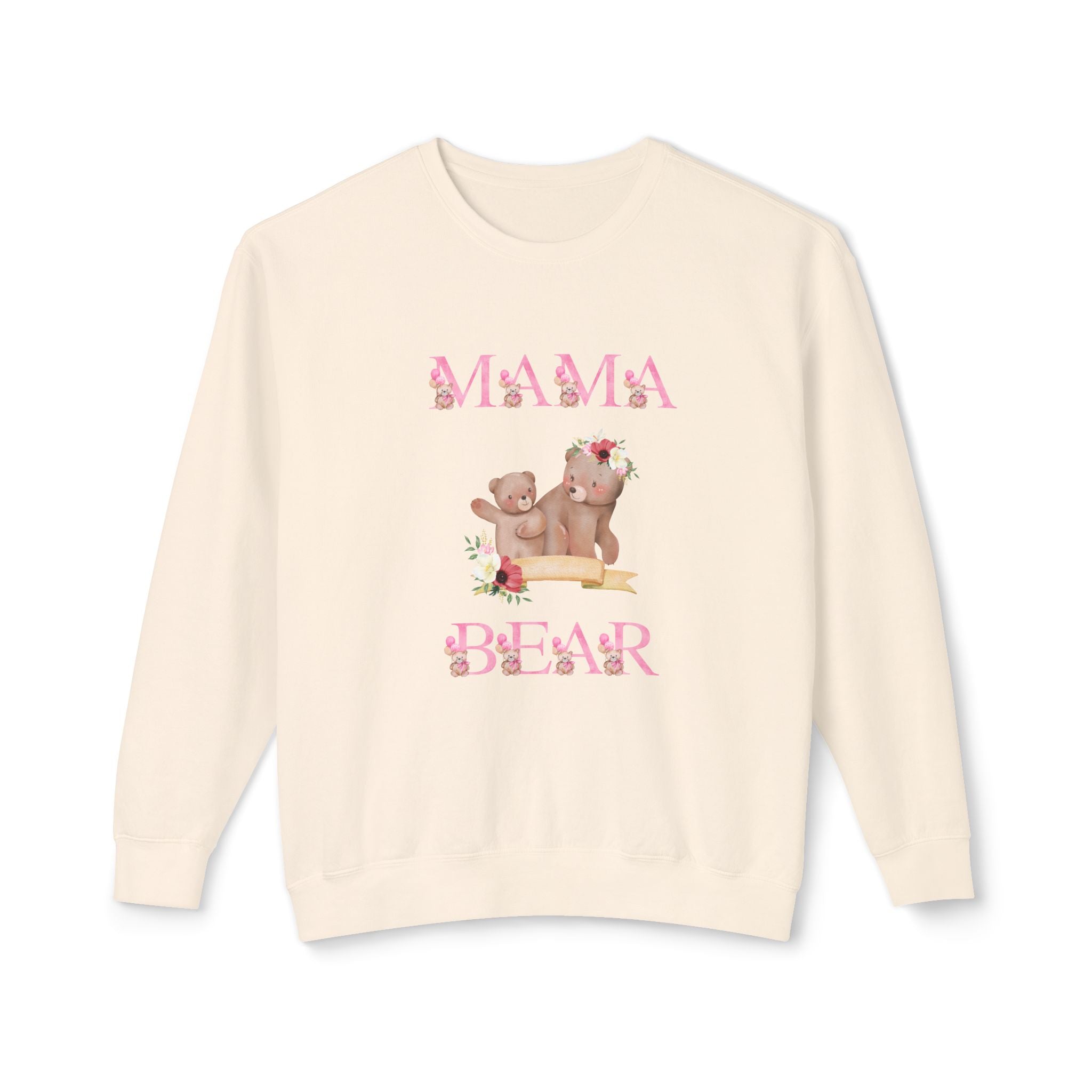 Mama Bear Unisex Lightweight Crewneck Sweatshirt