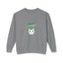 Kiss Me I'm Irish Cat Unisex Lightweight Crewneck Sweatshirt