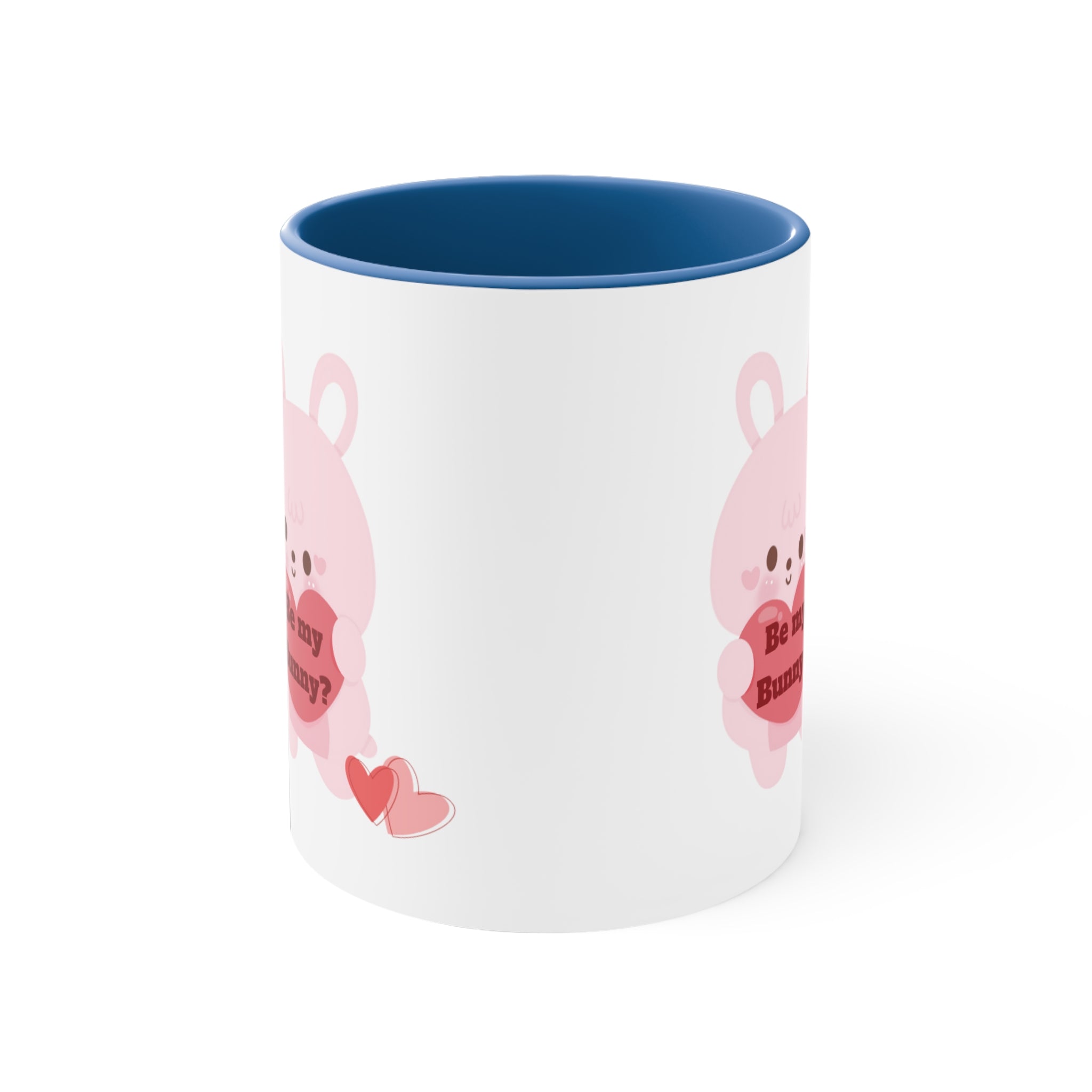 V-Day Bunny Accent Coffee Mug, 11oz