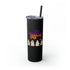 Spooky Season Skinny Tumbler with Straw, 20oz