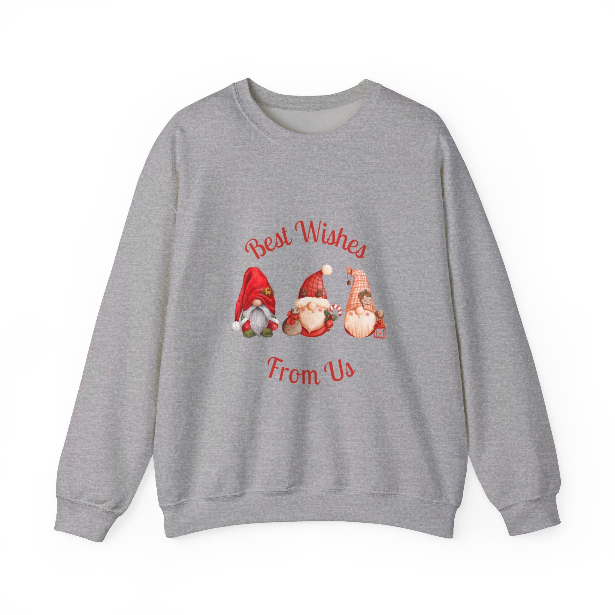 Gnome Best Wishes Unisex Heavy Blend™ Crewneck Sweatshirt