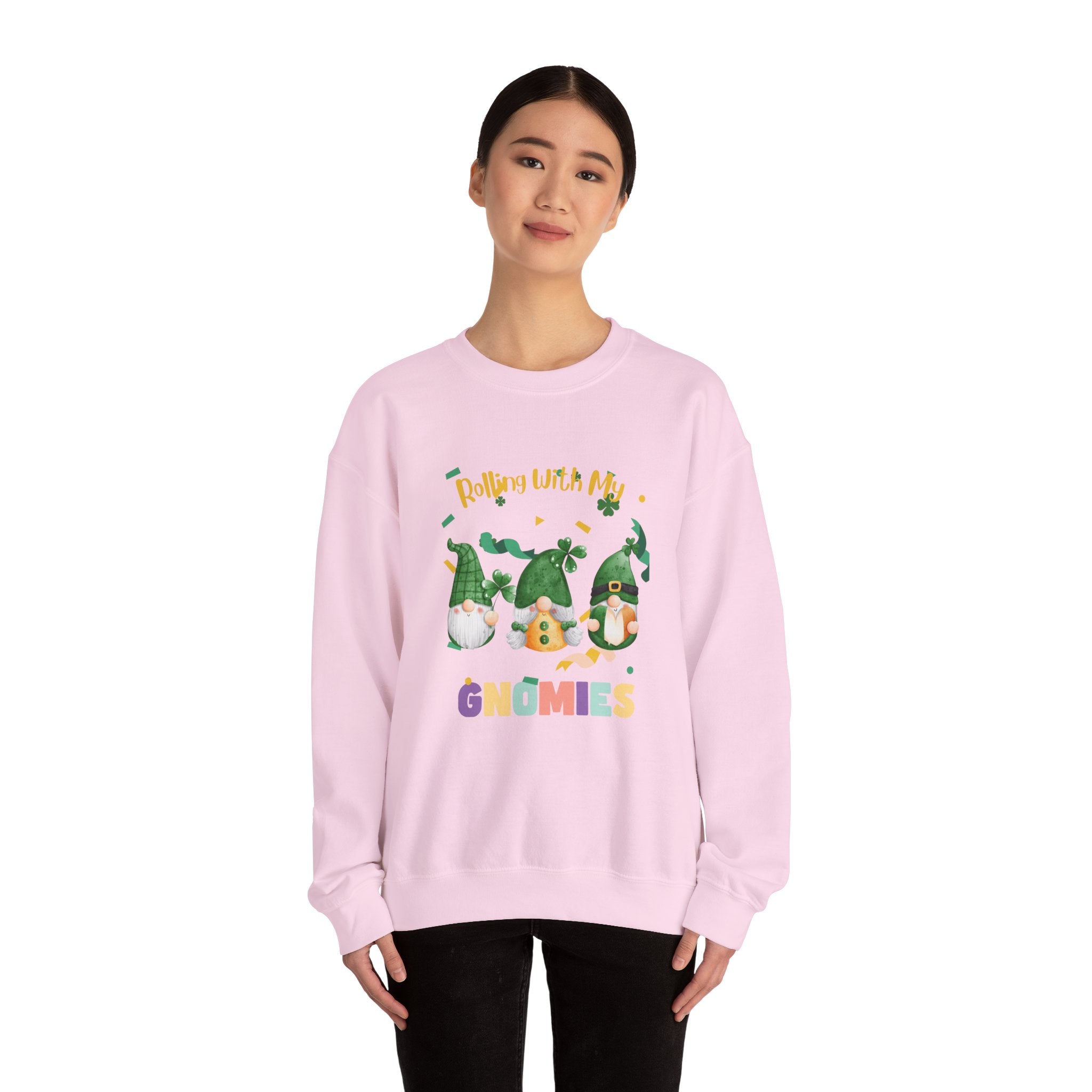 Rolling With My Gnomies Crewneck Sweatshirt - Unisex Heavy Blend™