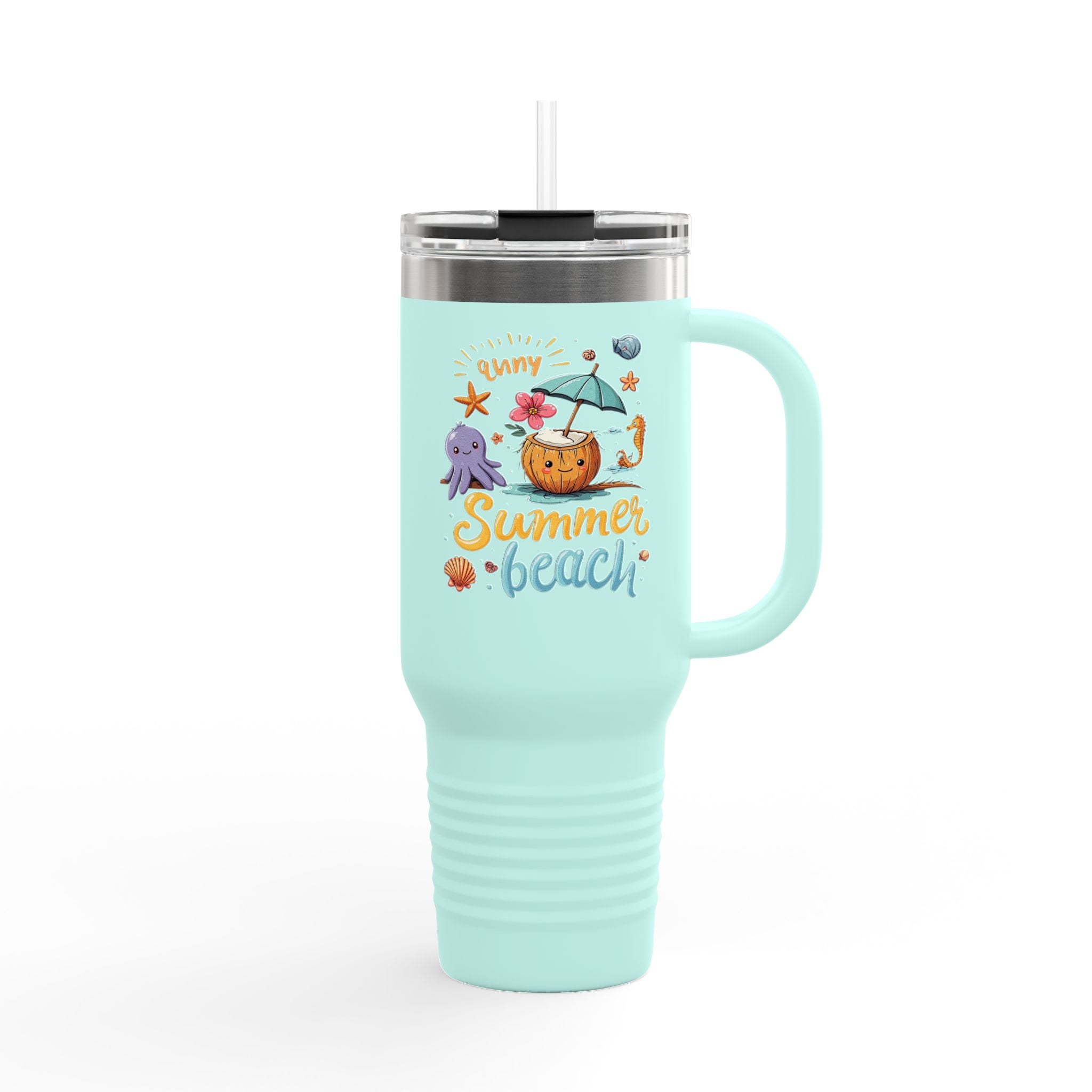 Sunny Summer Insulated Travel Mug  40oz
