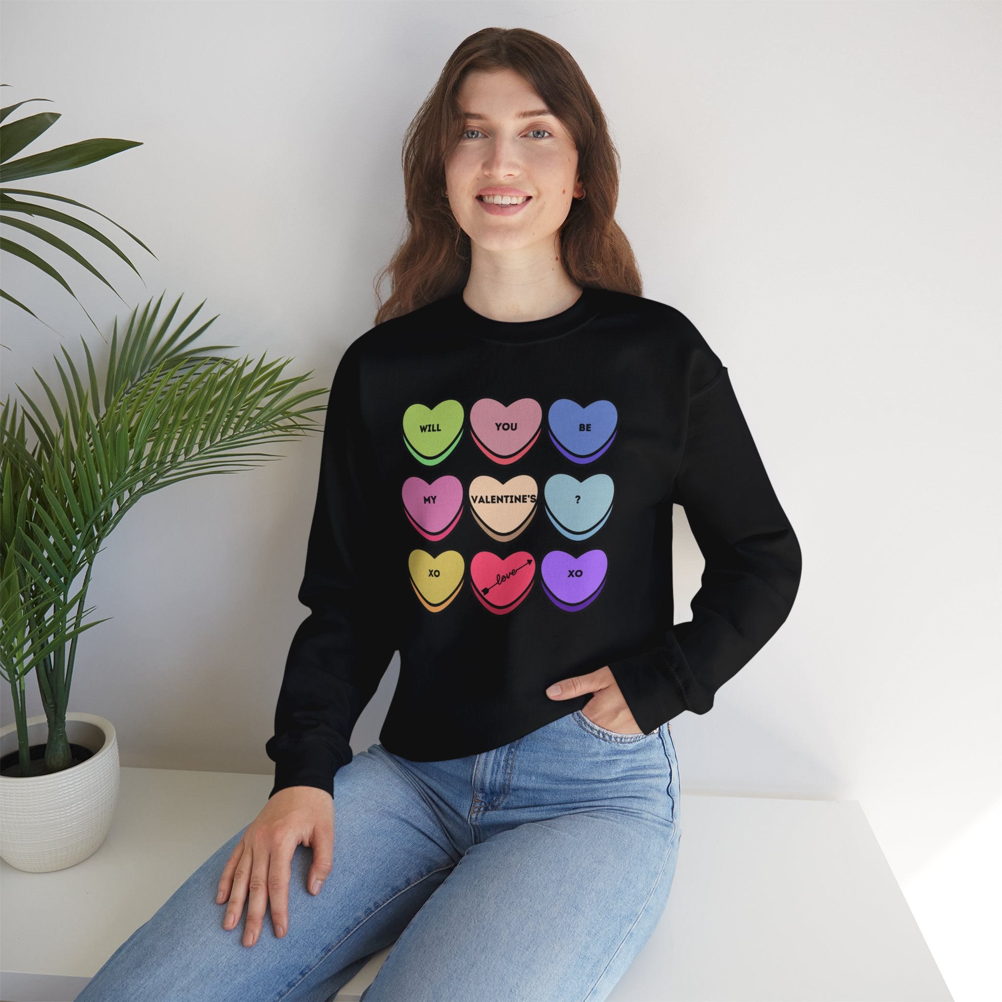 Will You Be My Valentine? Unisex Heavy Blend™ Crewneck Sweatshirt