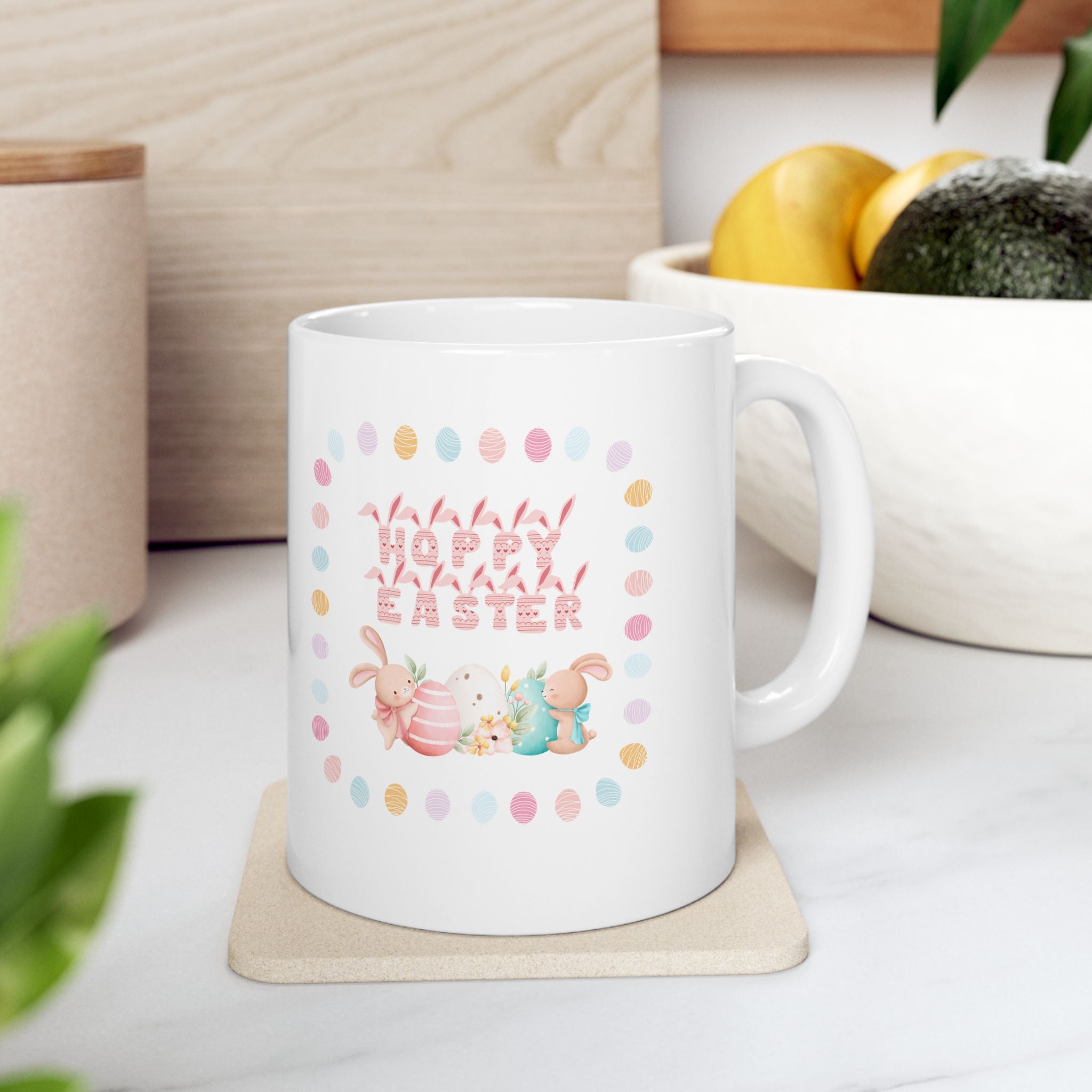 Hoppy Easter Bunny Ceramic Mug - 11oz & 15oz