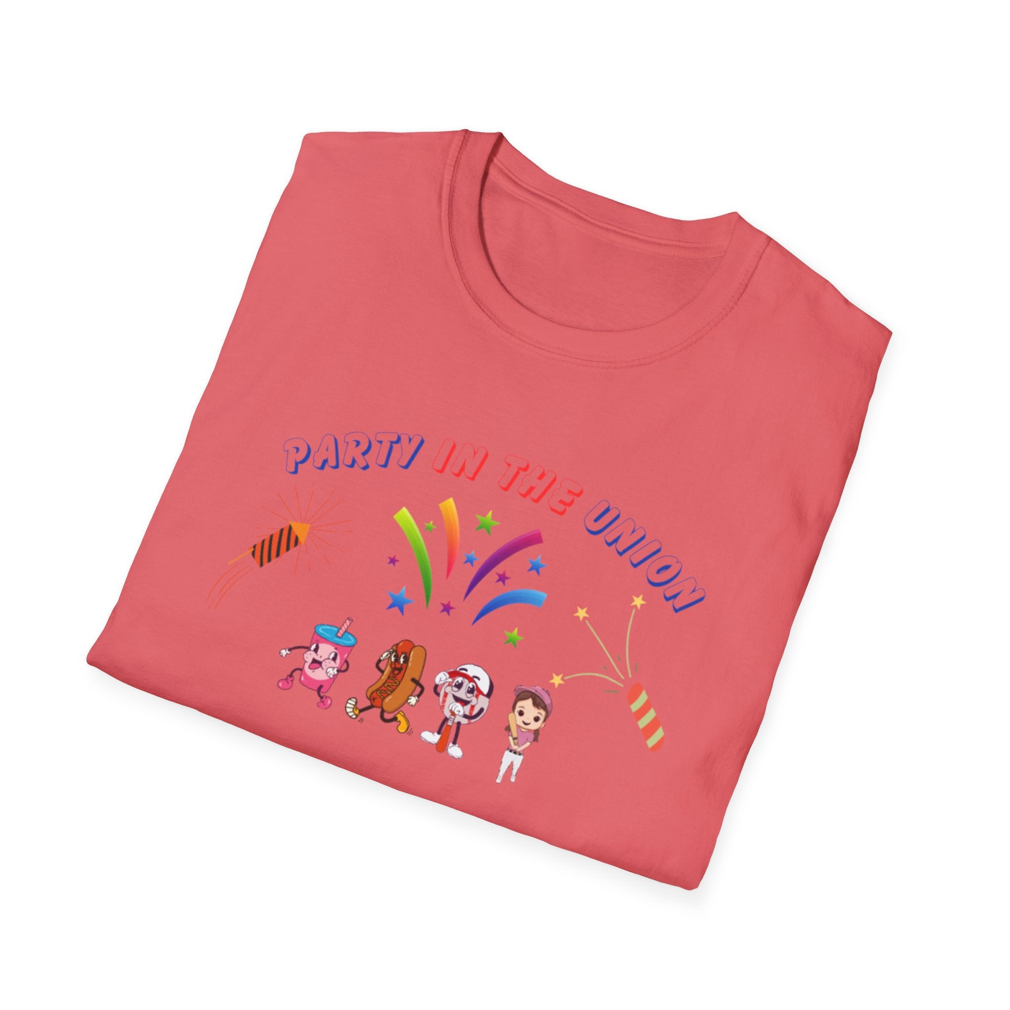 Party In The Union Unisex Softstyle T-Shirt