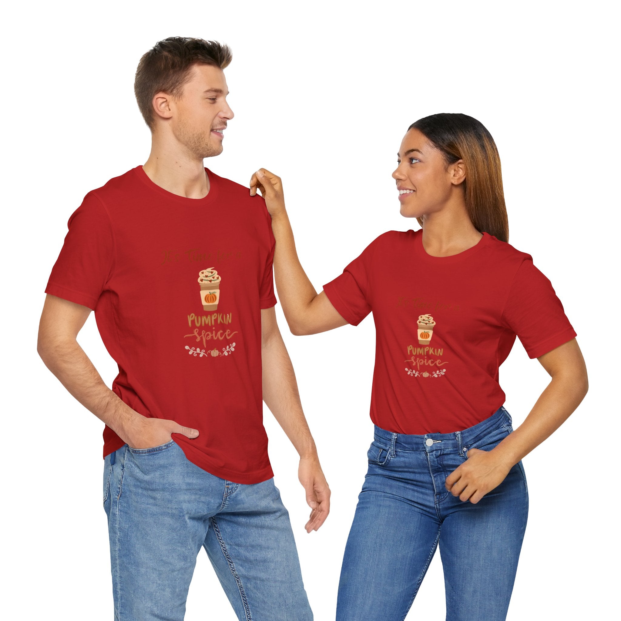 It's Time For A Pumpkin Spice Unisex Jersey Short Sleeve Tee