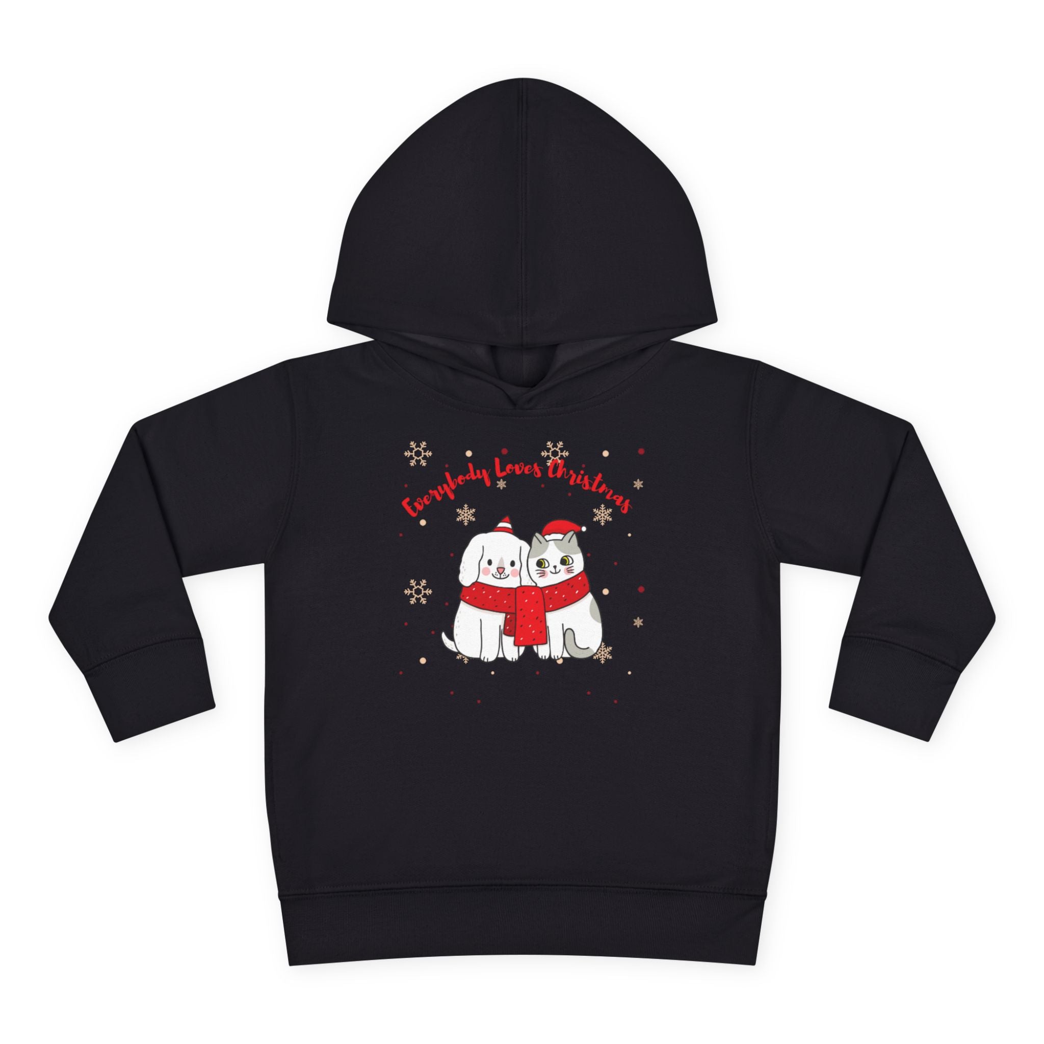 Everybody Loves Christmas Toddler Pullover Fleece Hoodie