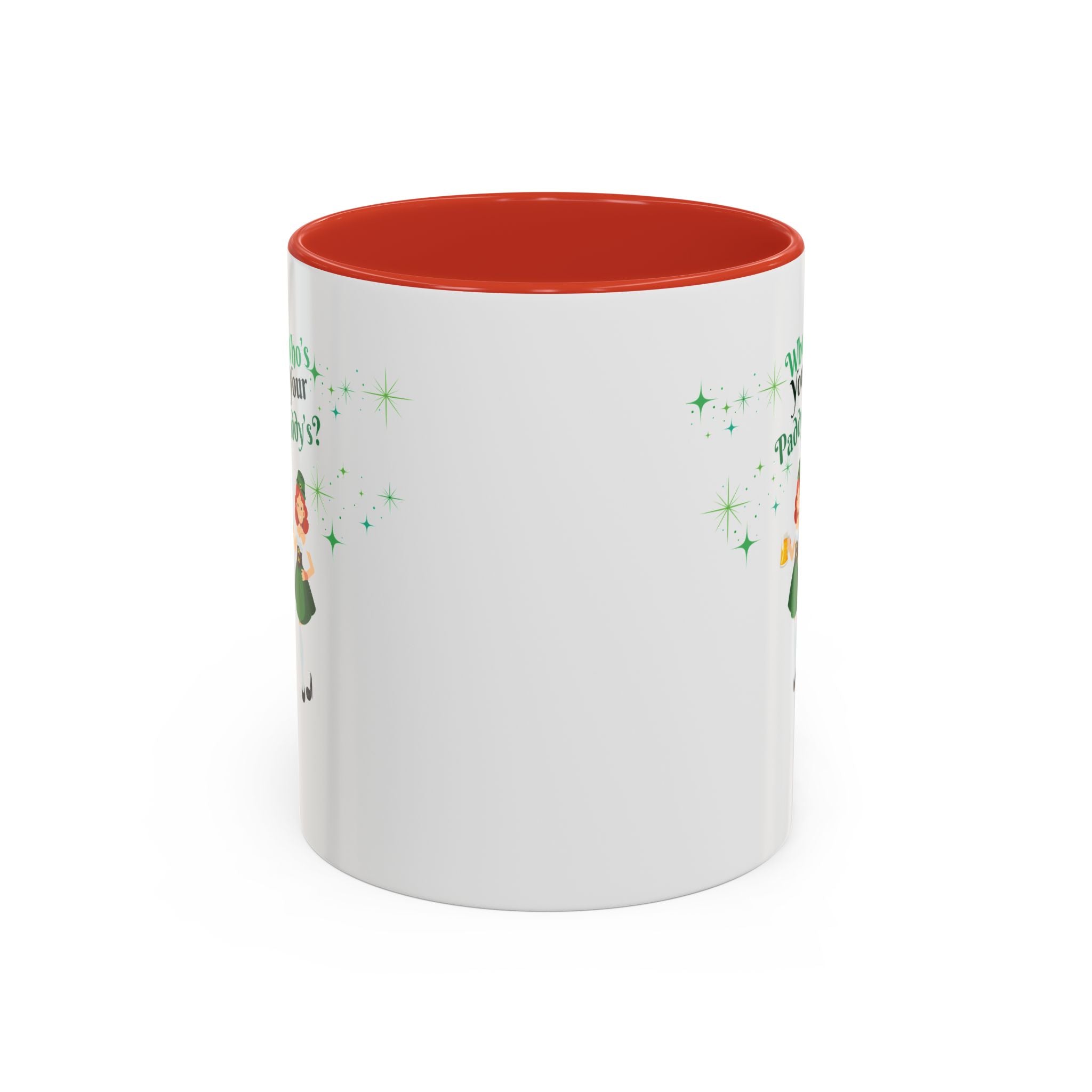 Who's Your Paddy's? Accent Coffee Mug