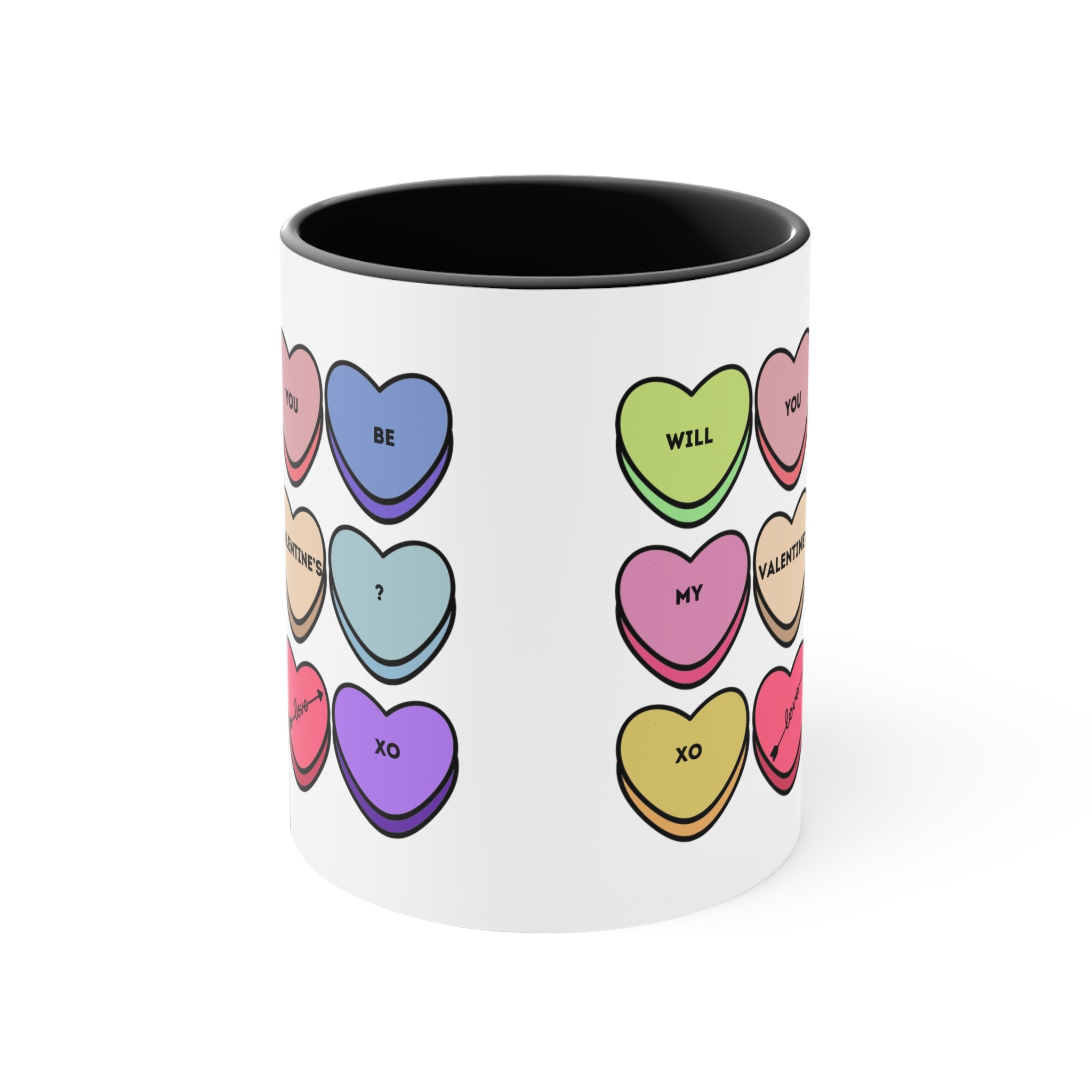 Will You Be My Valentine? Accent Coffee Mug, 11oz