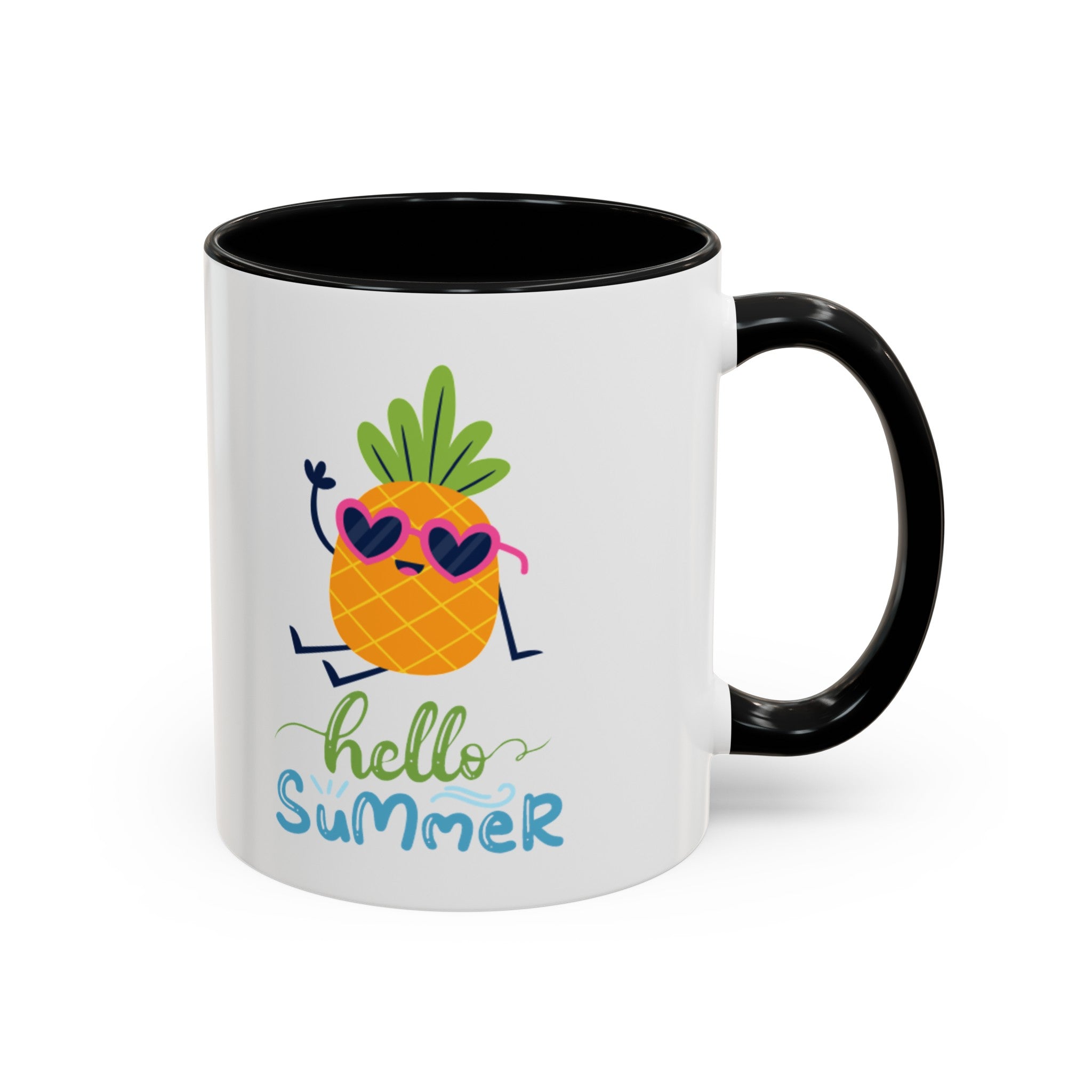 Hello Summer Fun Accent Coffee Mug (11, 15oz)