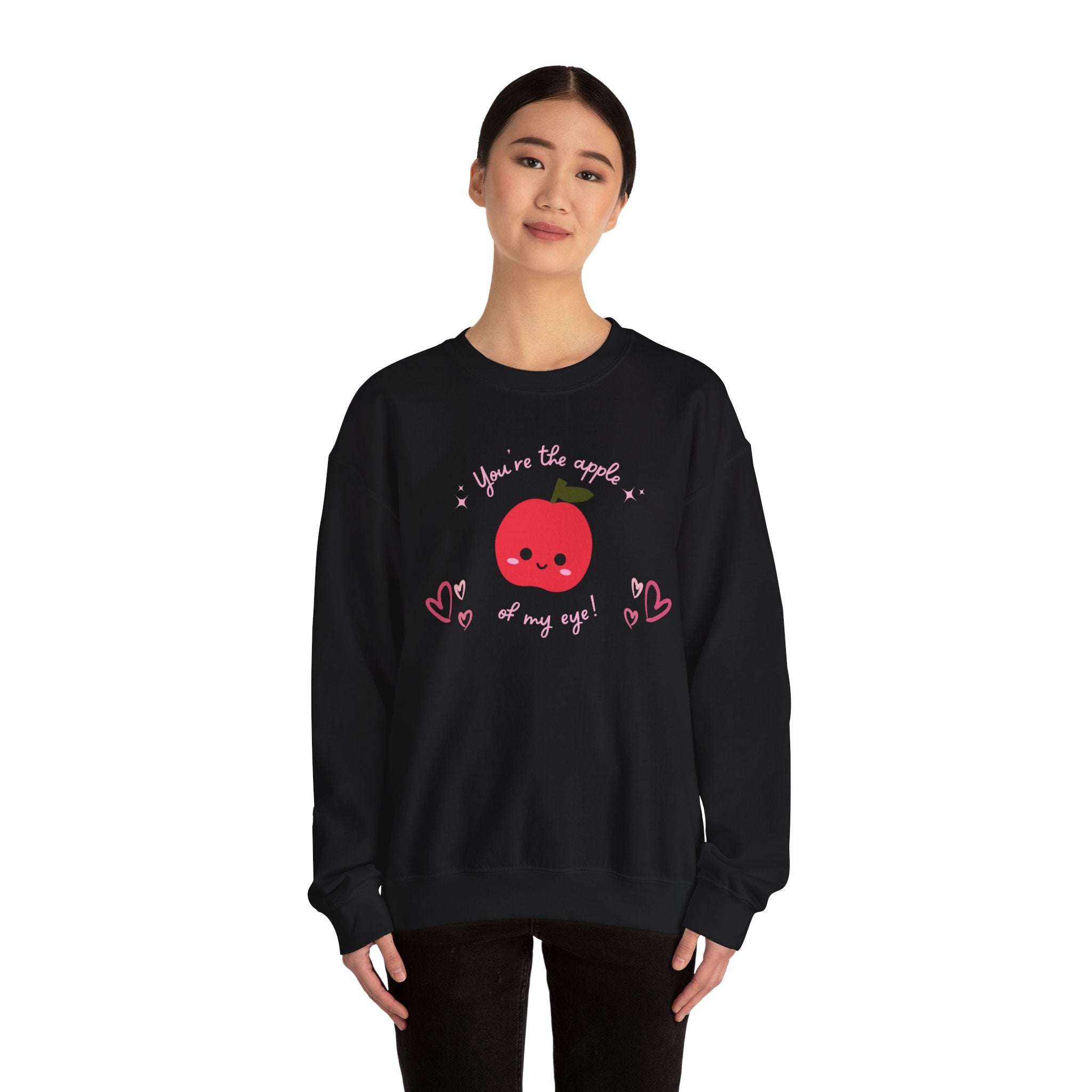 You Are The Apple Of My Eyes Unisex Heavy Blend™ Crewneck Sweatshirt