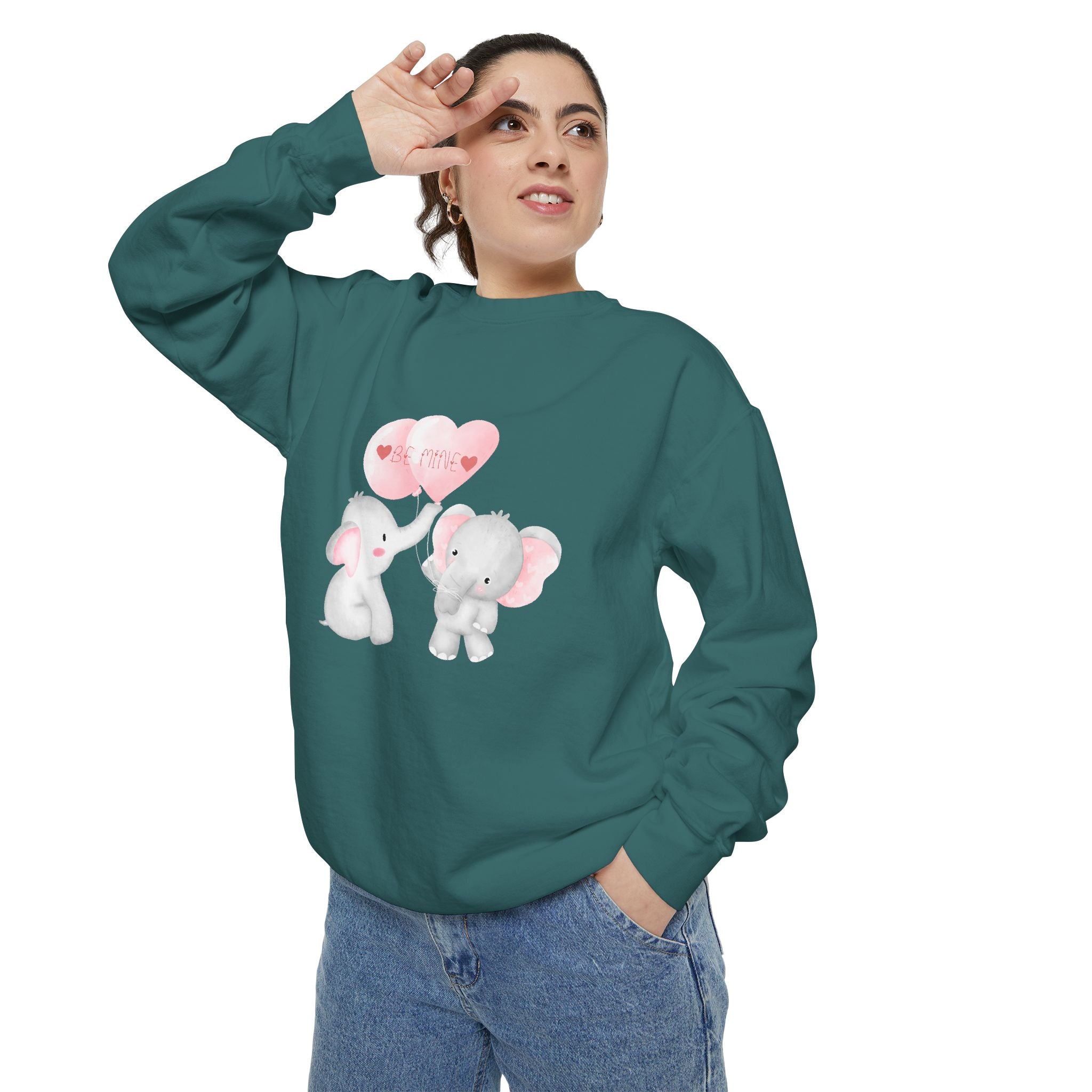 Be Mine Love Unisex Garment-Dyed Sweatshirt