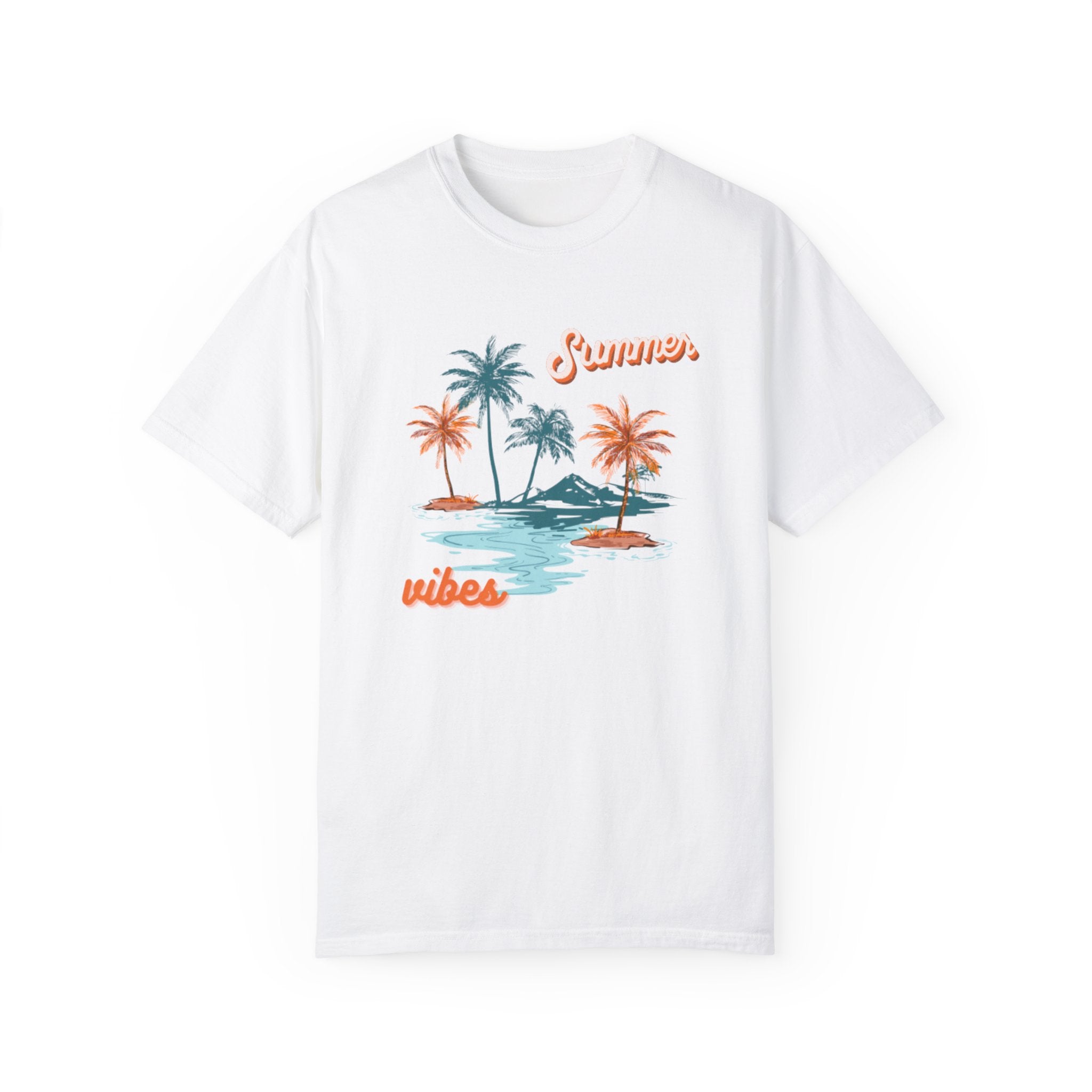 Summer Season Vibes Unisex Garment-Dyed T-shirt