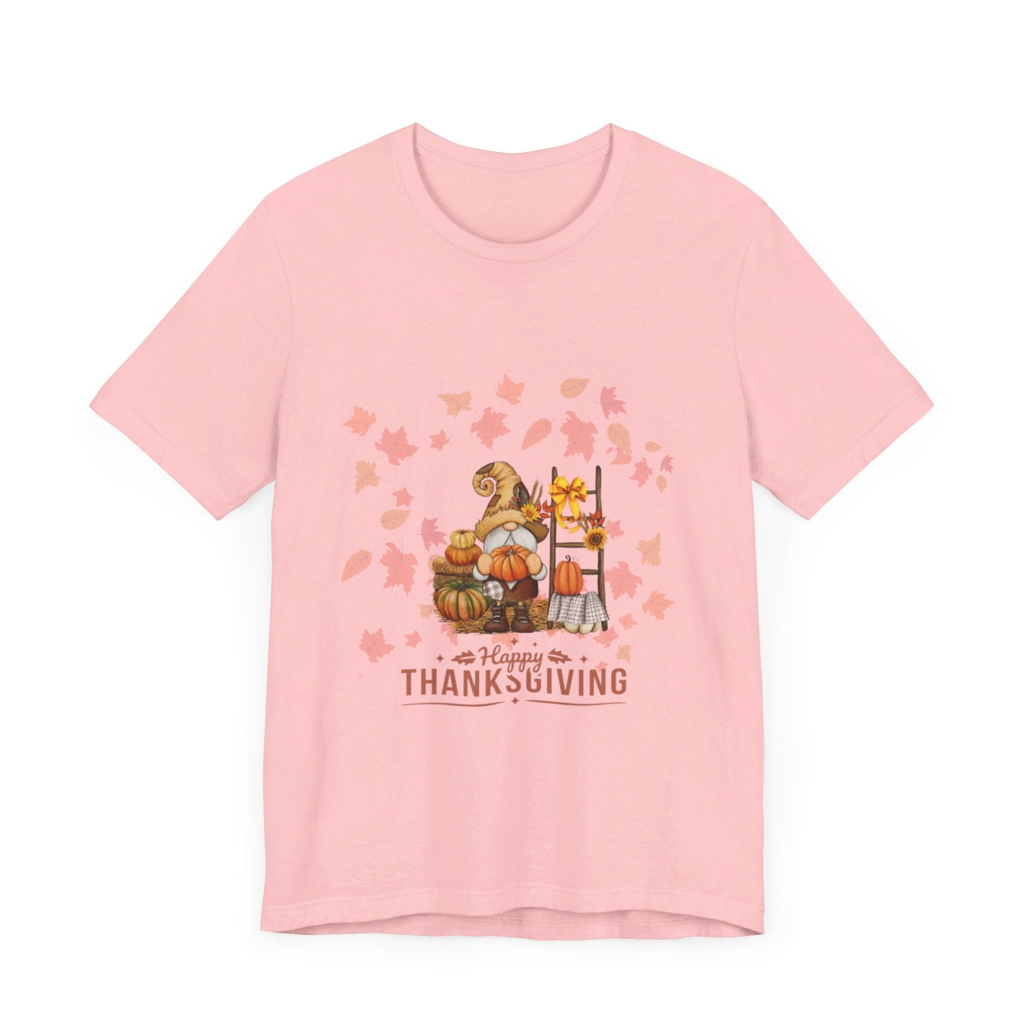 Gnome Happy Thanksgiving Unisex Jersey Short Sleeve Tee