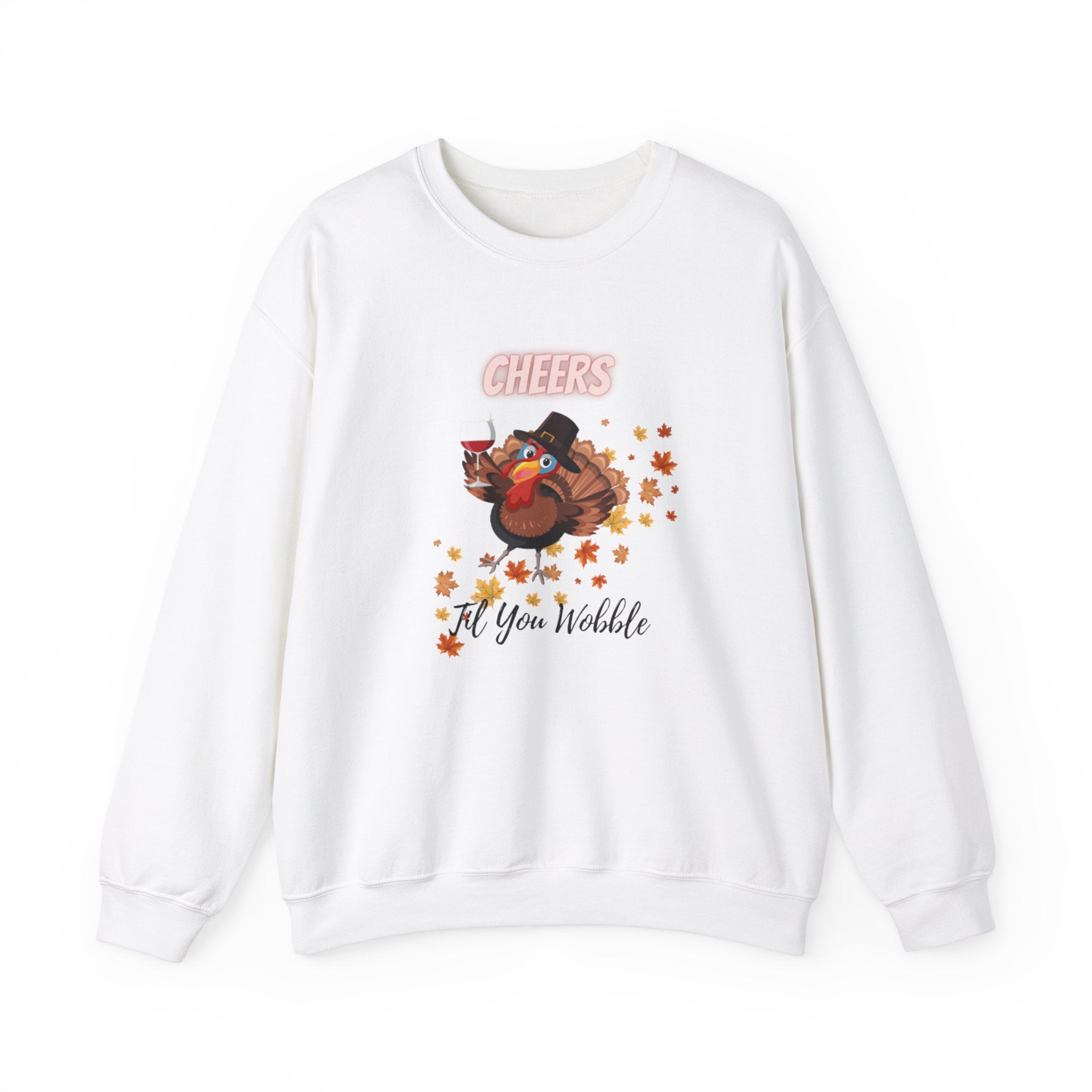 Cheers Til You Wobble Unisex Heavy Blend™ Crewneck Sweatshirt
