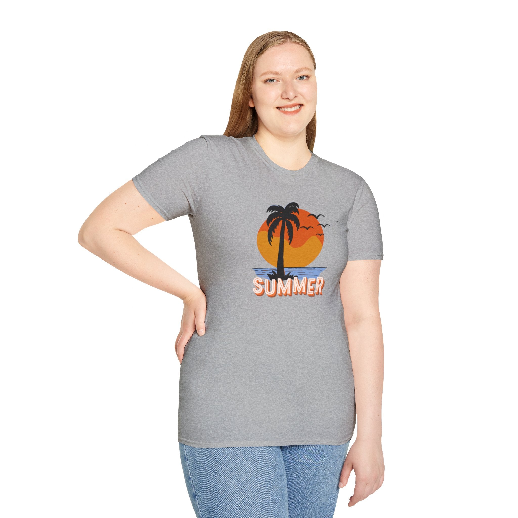 Summer Sunset Unisex Softstyle T-Shirt