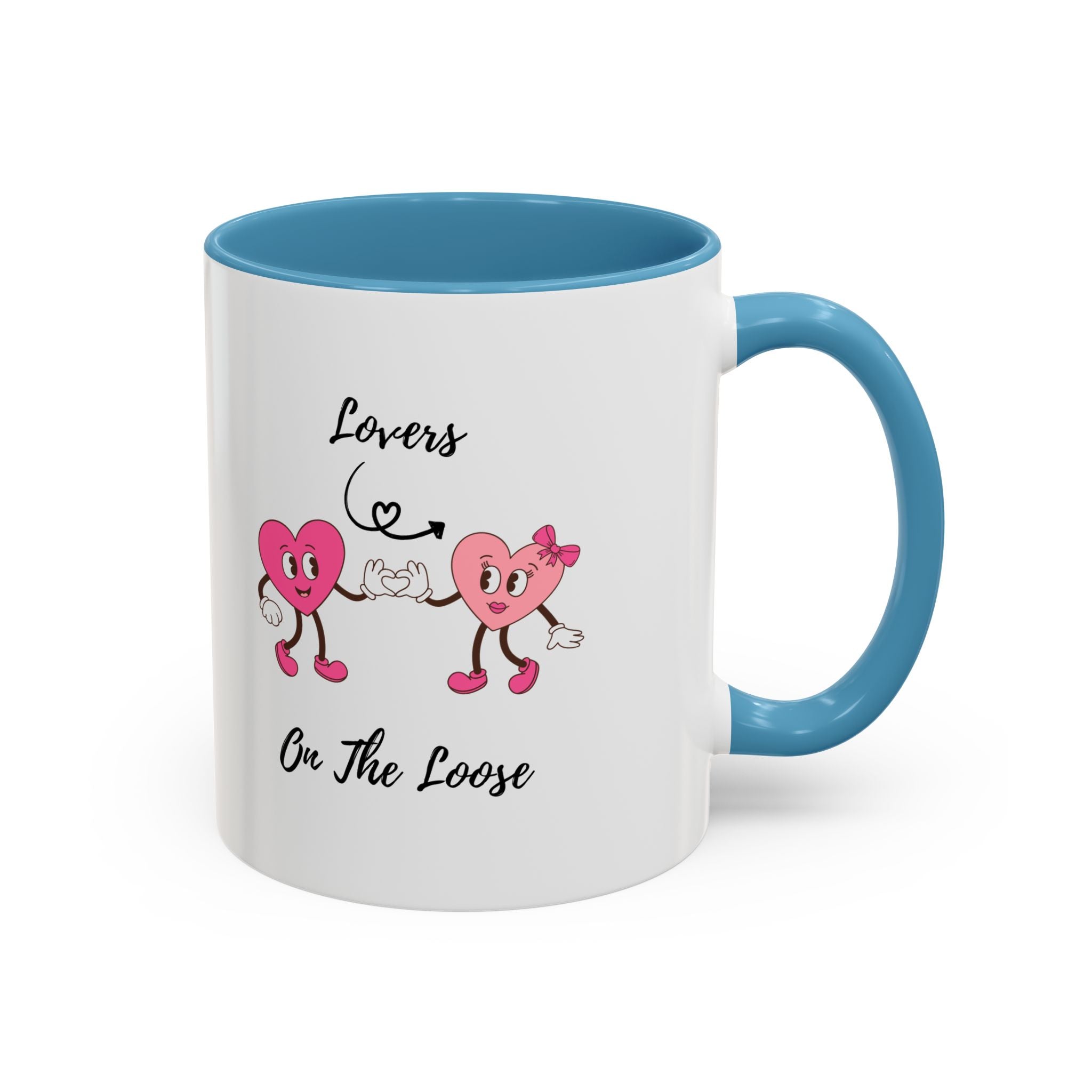 Lovers On The Loose Accent Coffee Mug (11, 15oz)