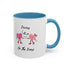 Lovers On The Loose Accent Coffee Mug (11, 15oz)