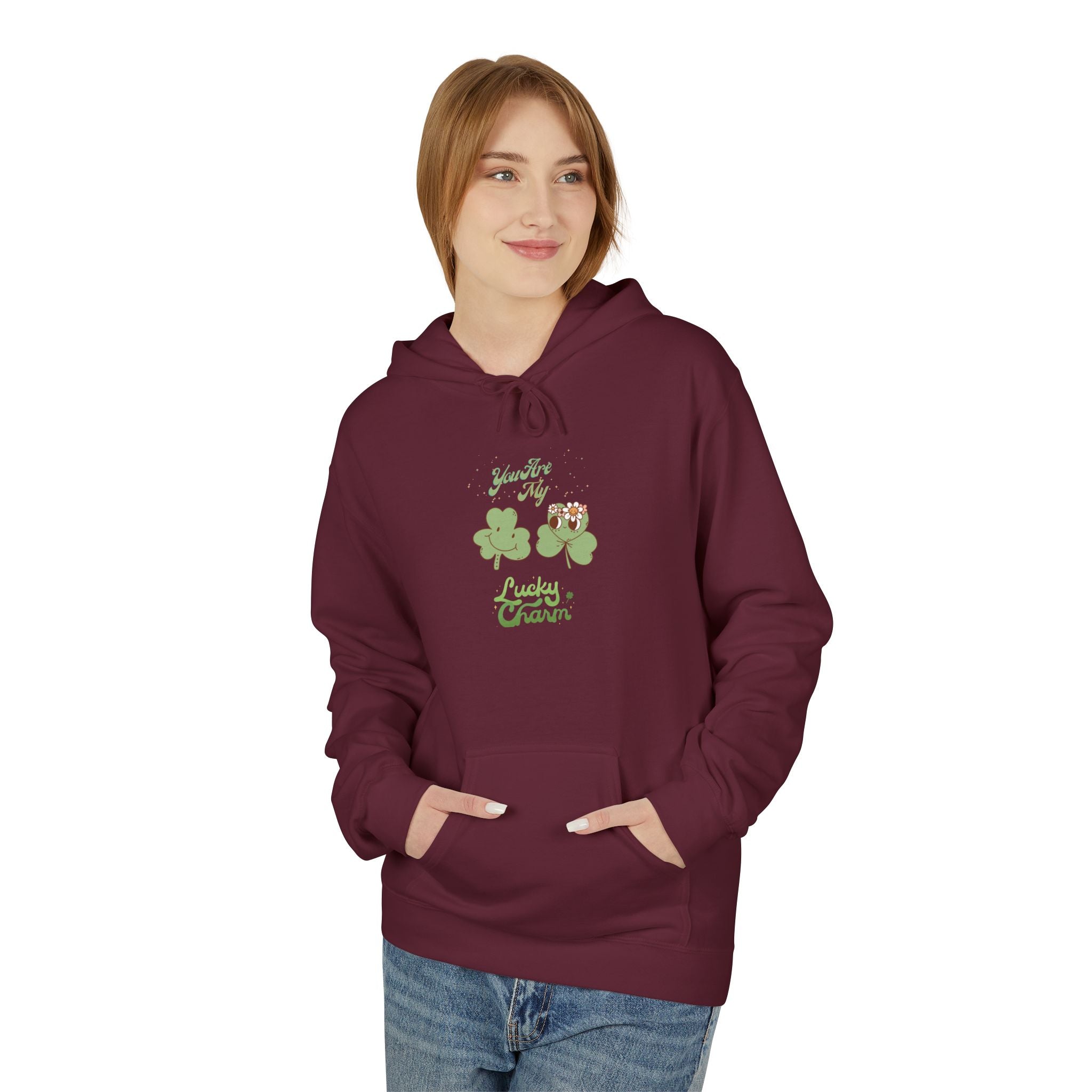 You're My Lucky Charm Hoodie - Unisex Midweight Softstyle Fleece - Perfect for St. Patrick’s Day