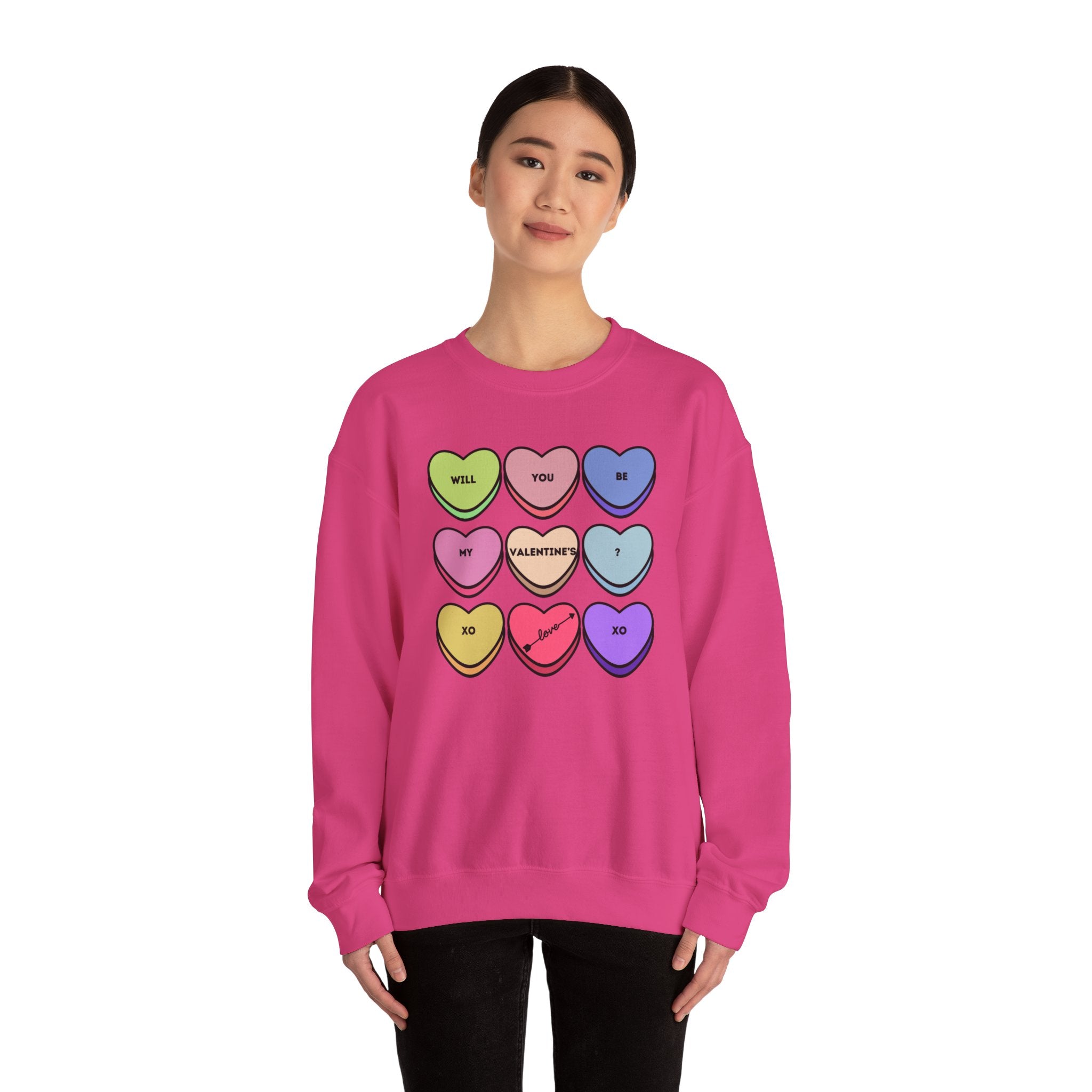 Will You Be My Valentine? Unisex Heavy Blend™ Crewneck Sweatshirt