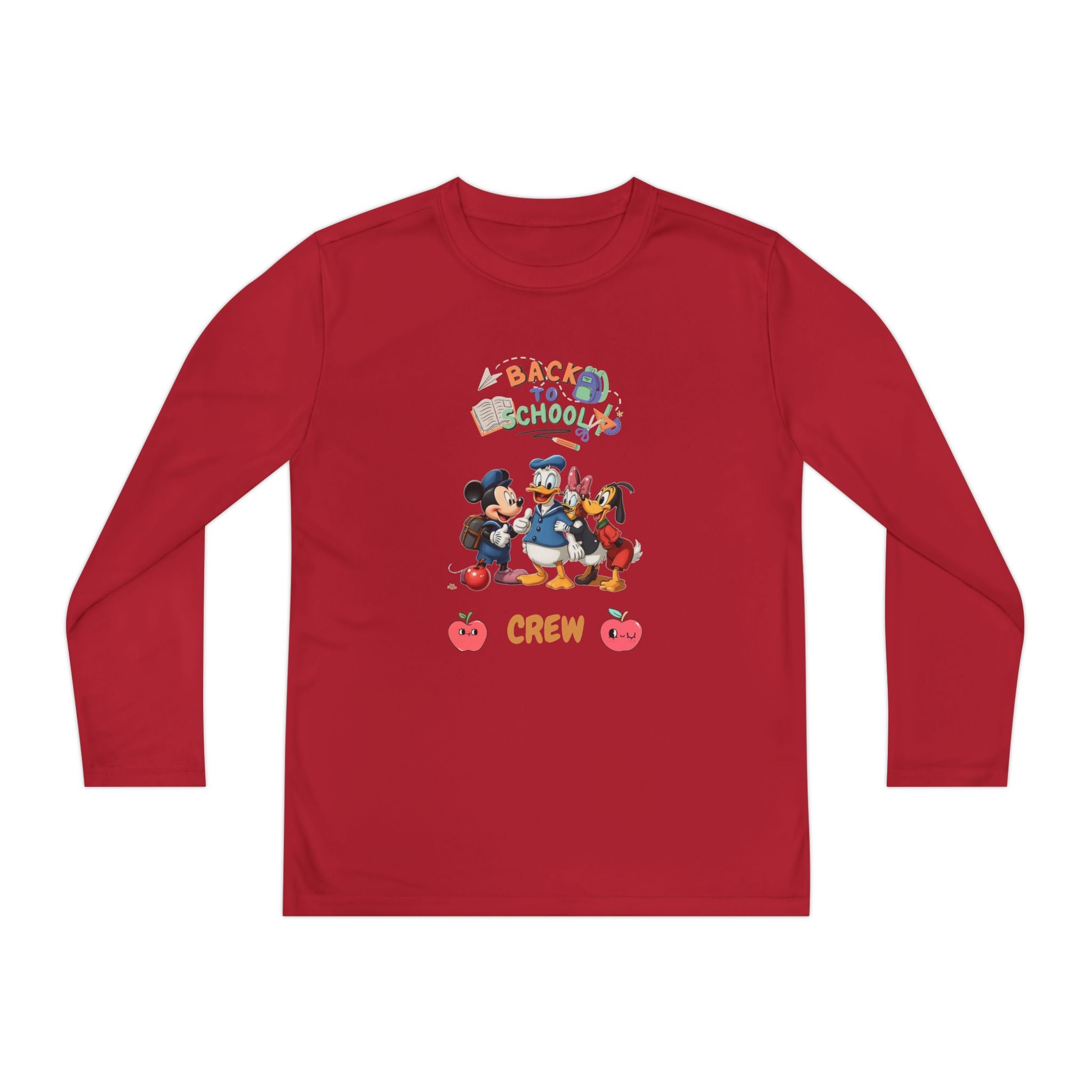Back to School Crew Youth Long Sleeve Competitor Tee