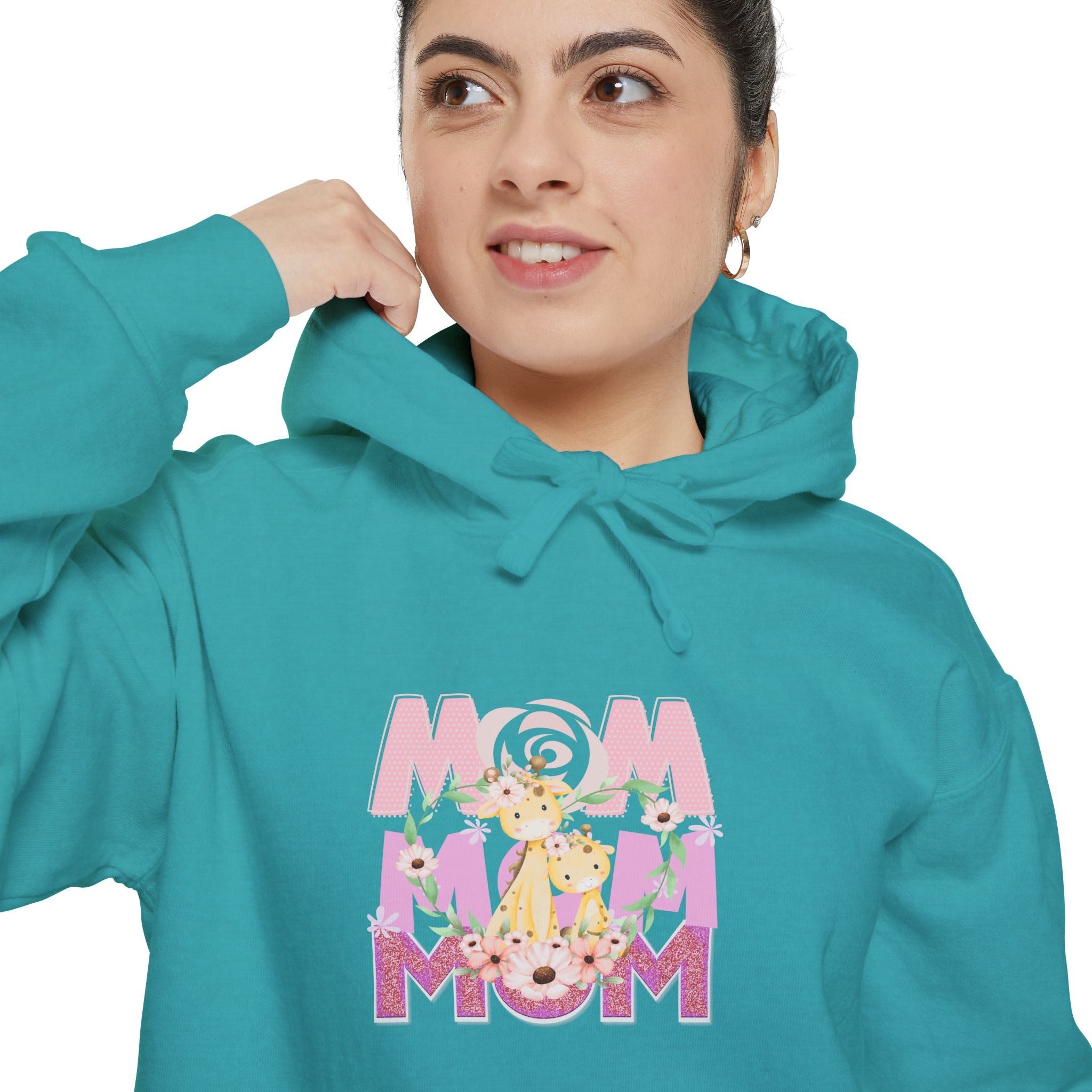 Our First Mother's Day Unisex Garment-Dyed Hoodie