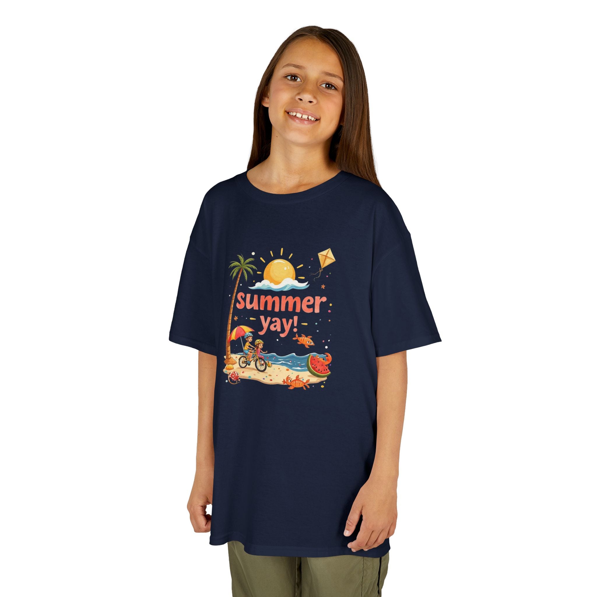 Summer Yay! Tee Kid's Heavy Cotton